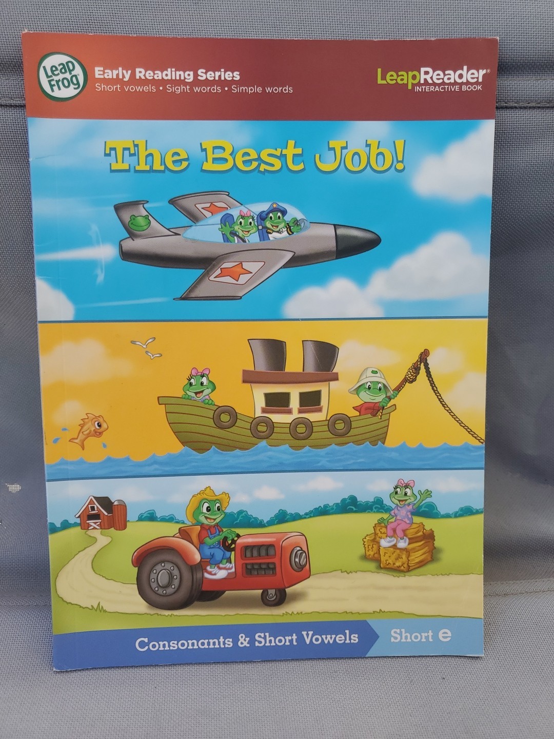 Lot of 17 Leap Frog Leap Reader Early Reading Series Interactive Books VOWELS