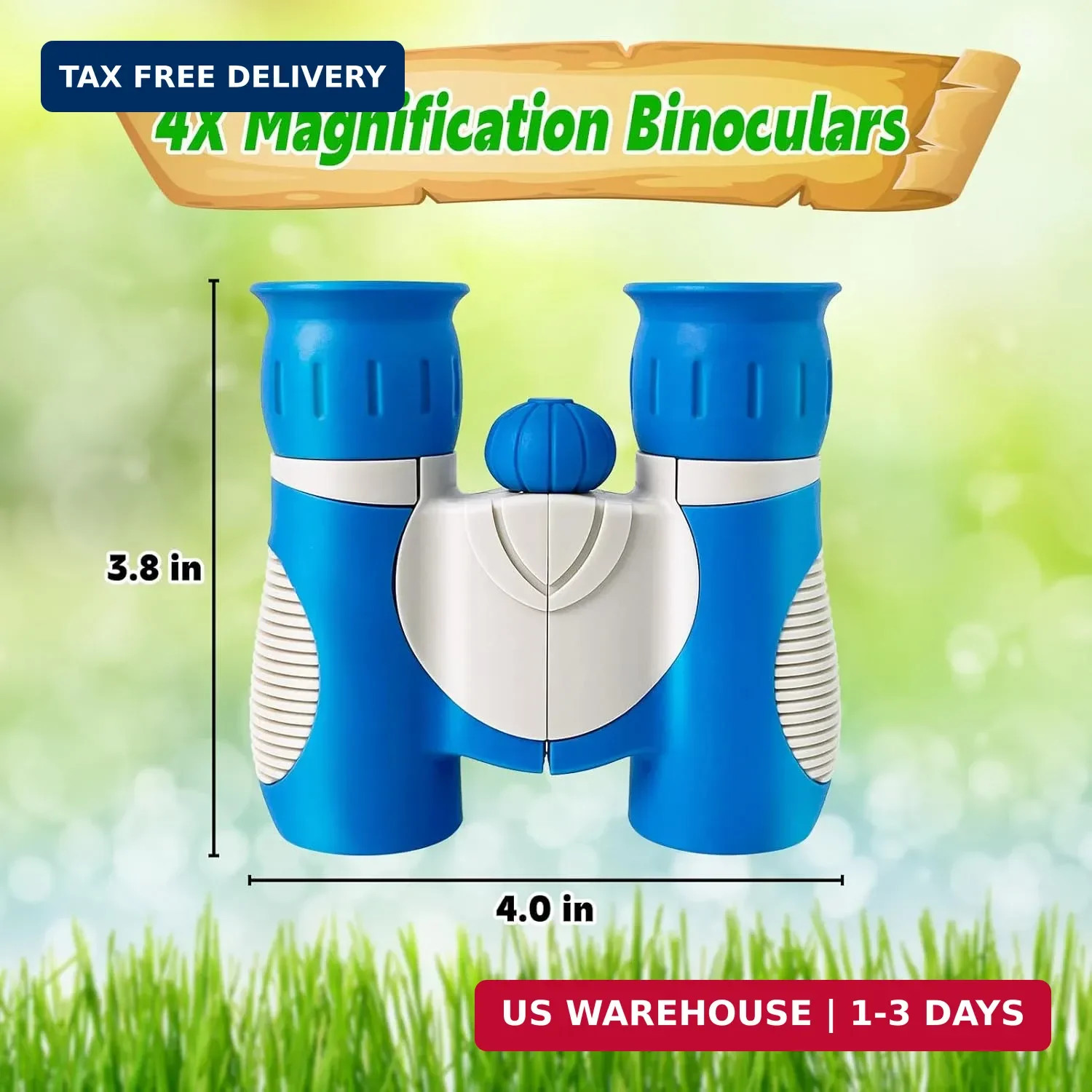 YOPINSAND Binoculars for Kids, Kids Binoculars for Ages 3-12 Boys BLUE