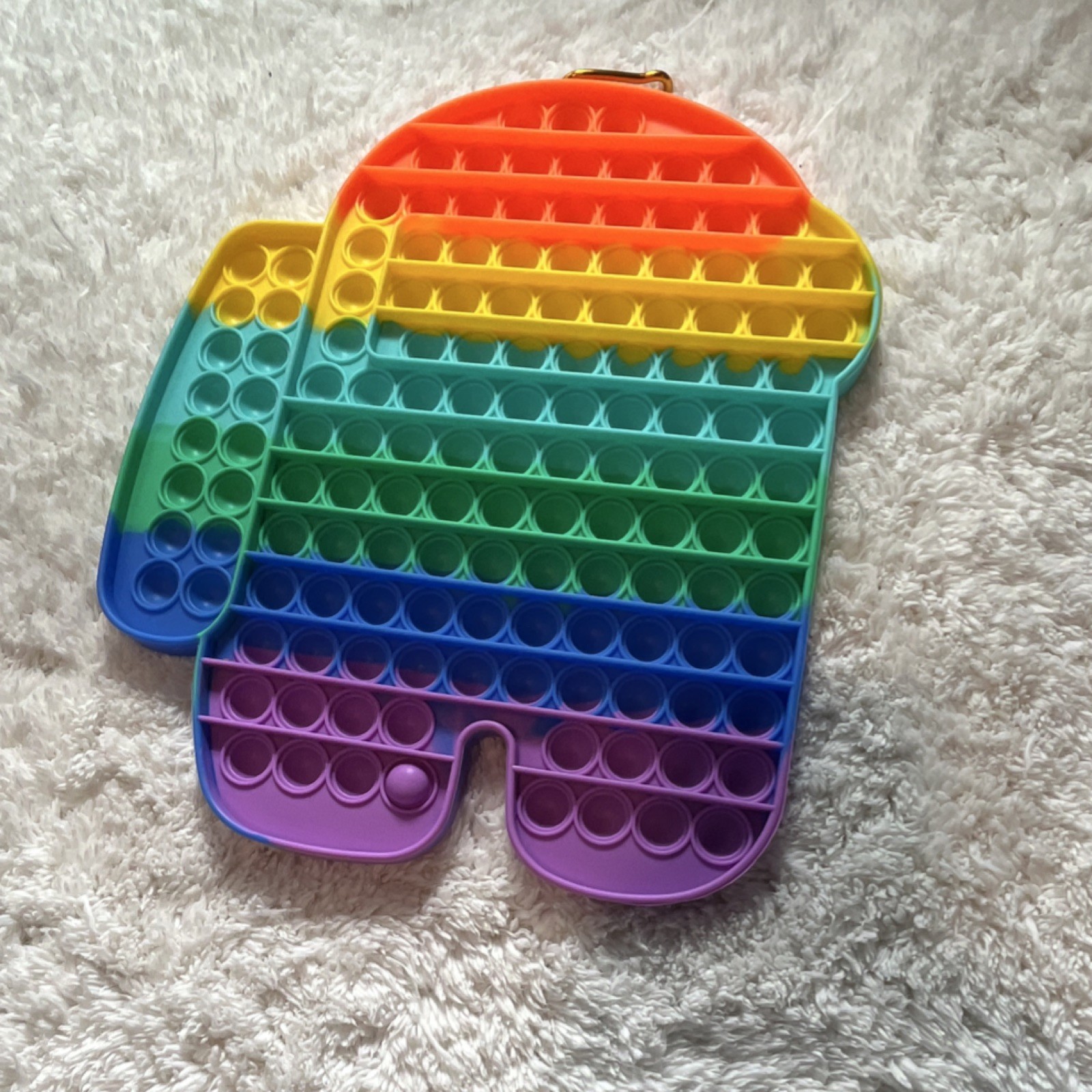 Rainbow Pop It Tactile Sensory Toy for Ages 3-8 Years, 3-4 Years, 8-11 Years
