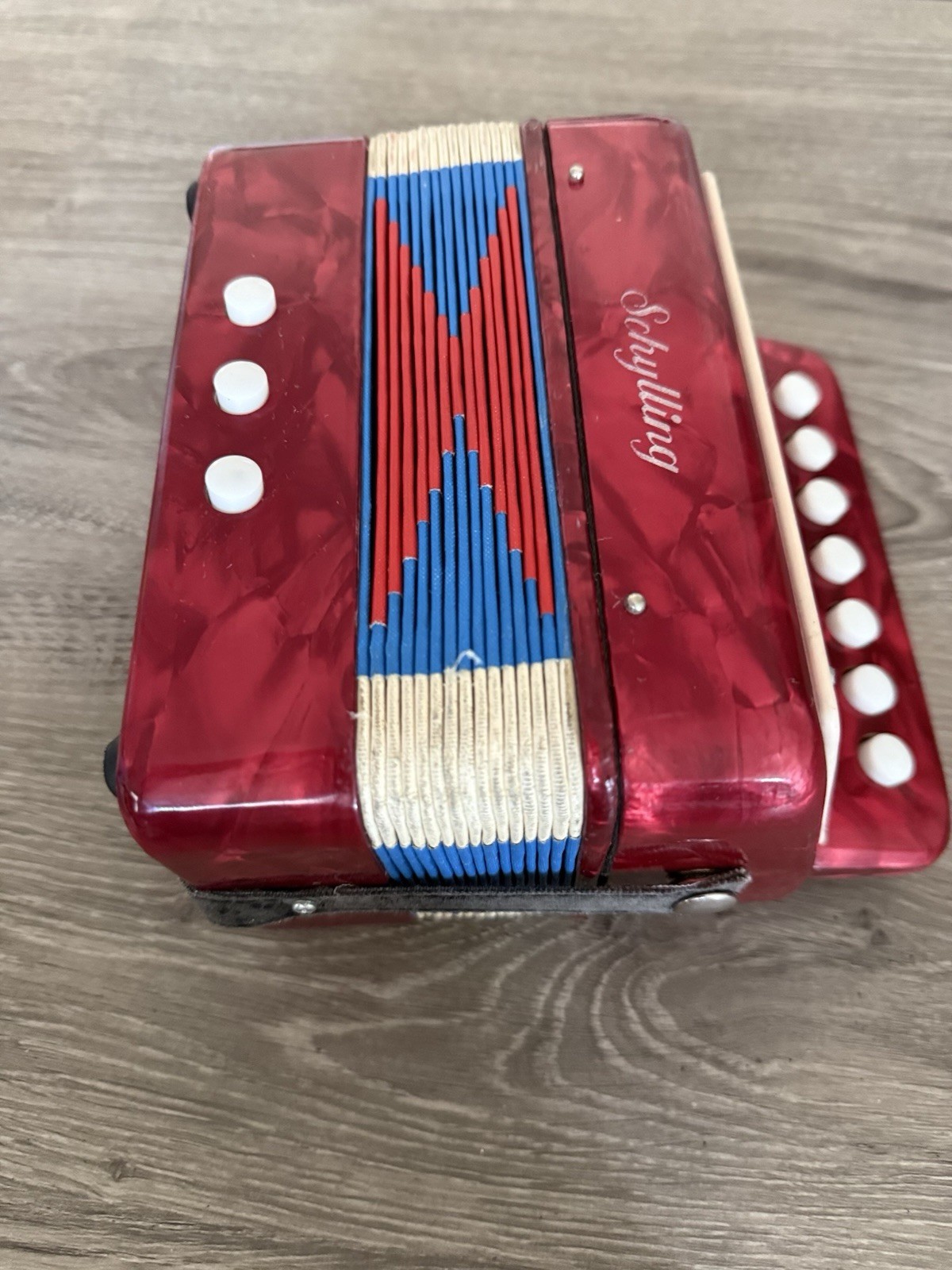 1995 ACCORDION CHILDRENS MUSICAL INSTRUMENT SCHYLLING FUN LEARNING MUSIC POLKA