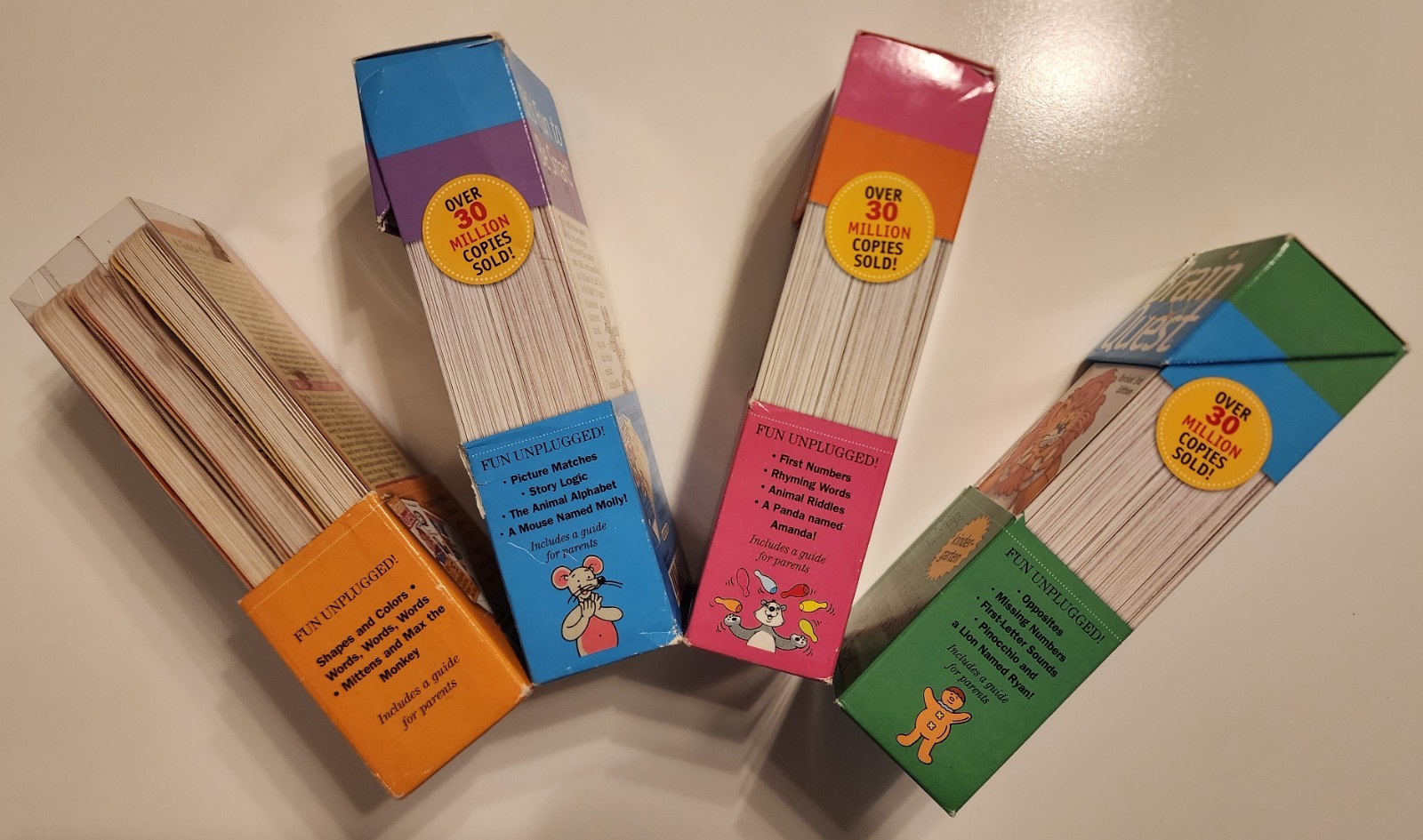 Brain Quest Smart Cards Ages 2-3, 3-4, 4-5, 5-6 Revised 3rd Edition