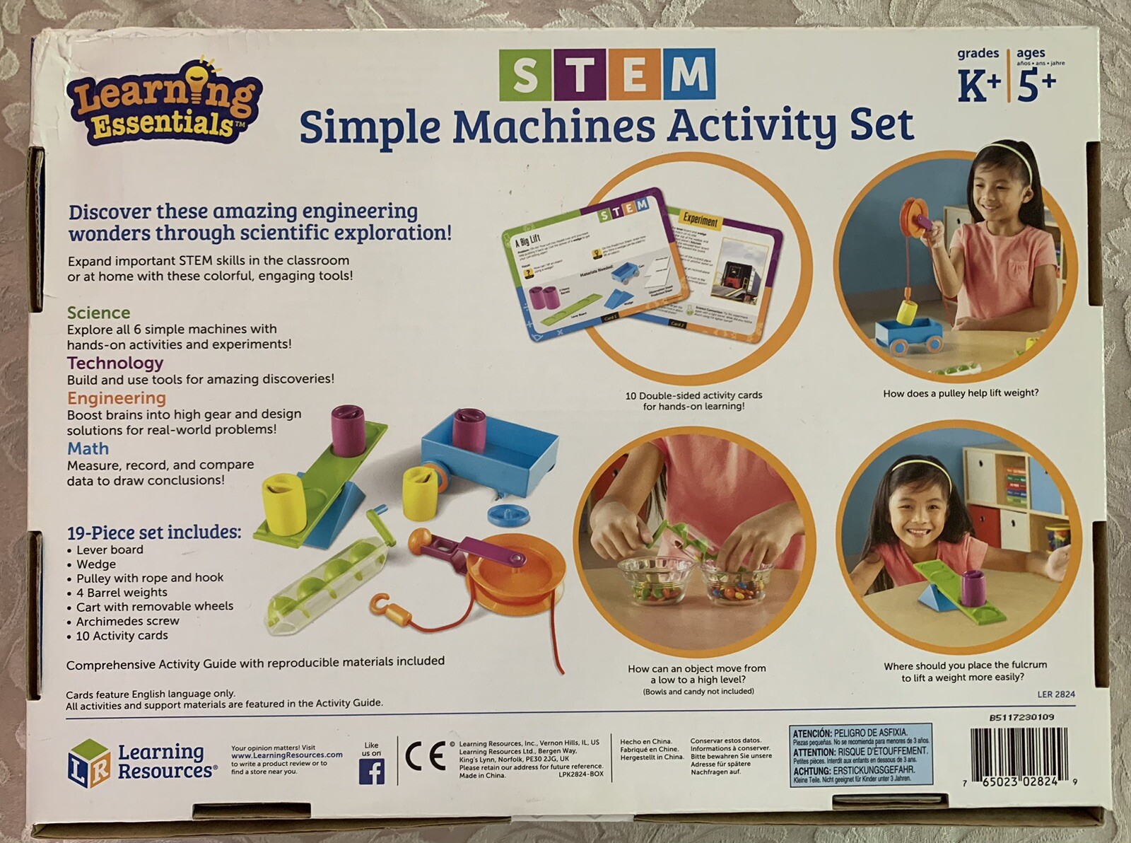 New – Learning Resources Learning Essentials – STEM Simple Machines Activity Set
