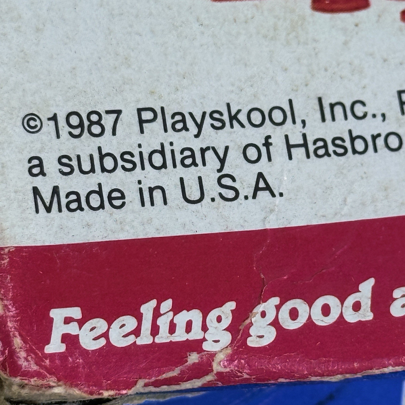 VTG 1987 Playskool Counting Scale Adding & Subtracting Box & 13 Numbers VIDEO!