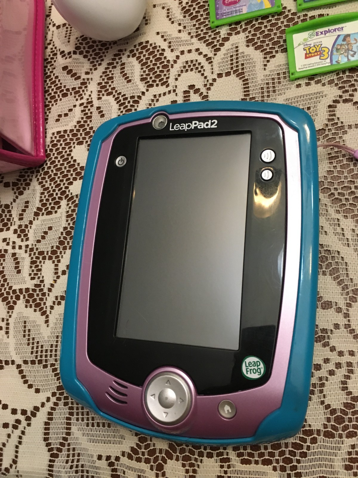 Leapfrog Leappad2 learning System w 7 games & Case Tested