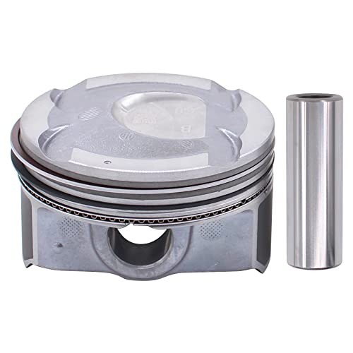 NewYall Set of 4 Engine Piston with Pin and Rings for Hyundai Accent/Veloster