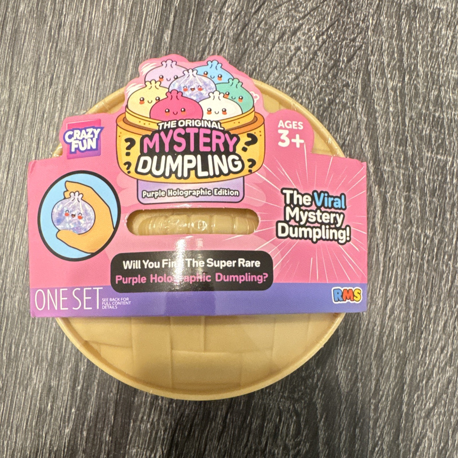Crazy Fun Mystery Dumpling Tactile Sensory Toy Set Assorted Styles Ages 3+