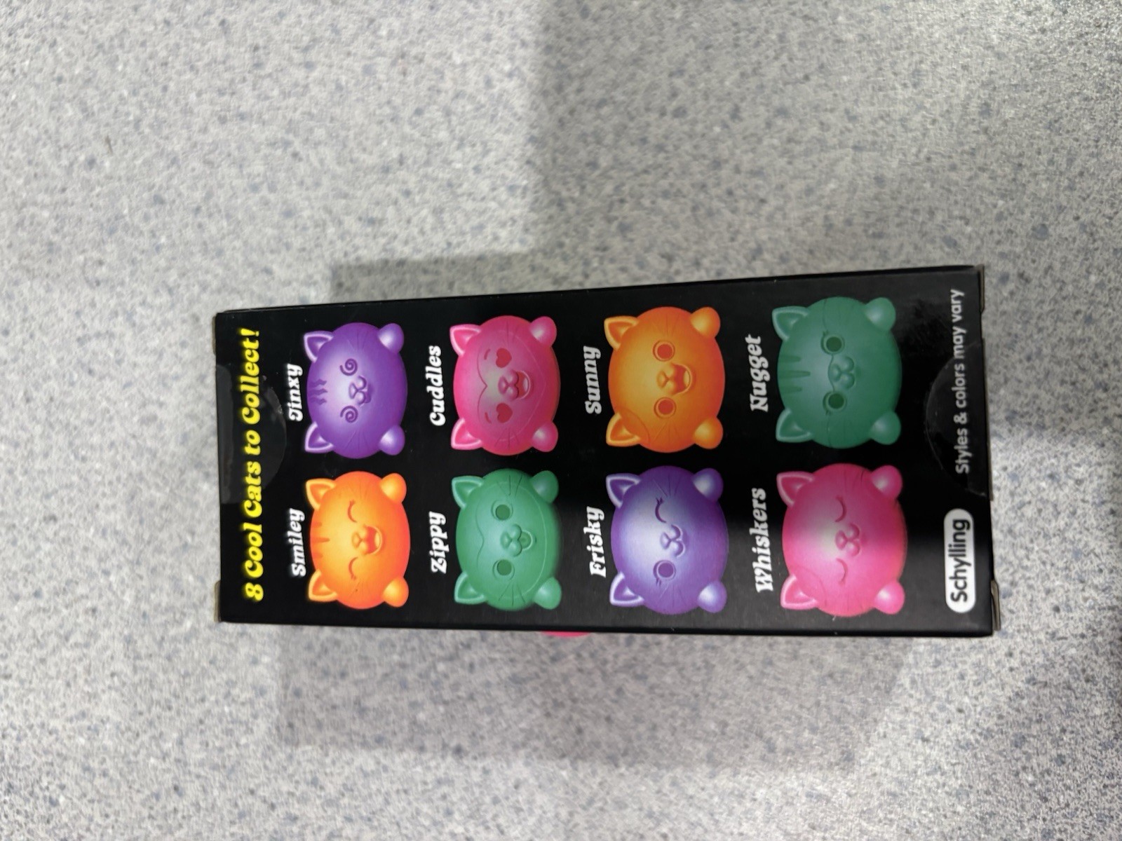 NeeDoh Teenie Cool Cats Teenie 3-Pack, Purple Pink Teal NIB 100% Seller