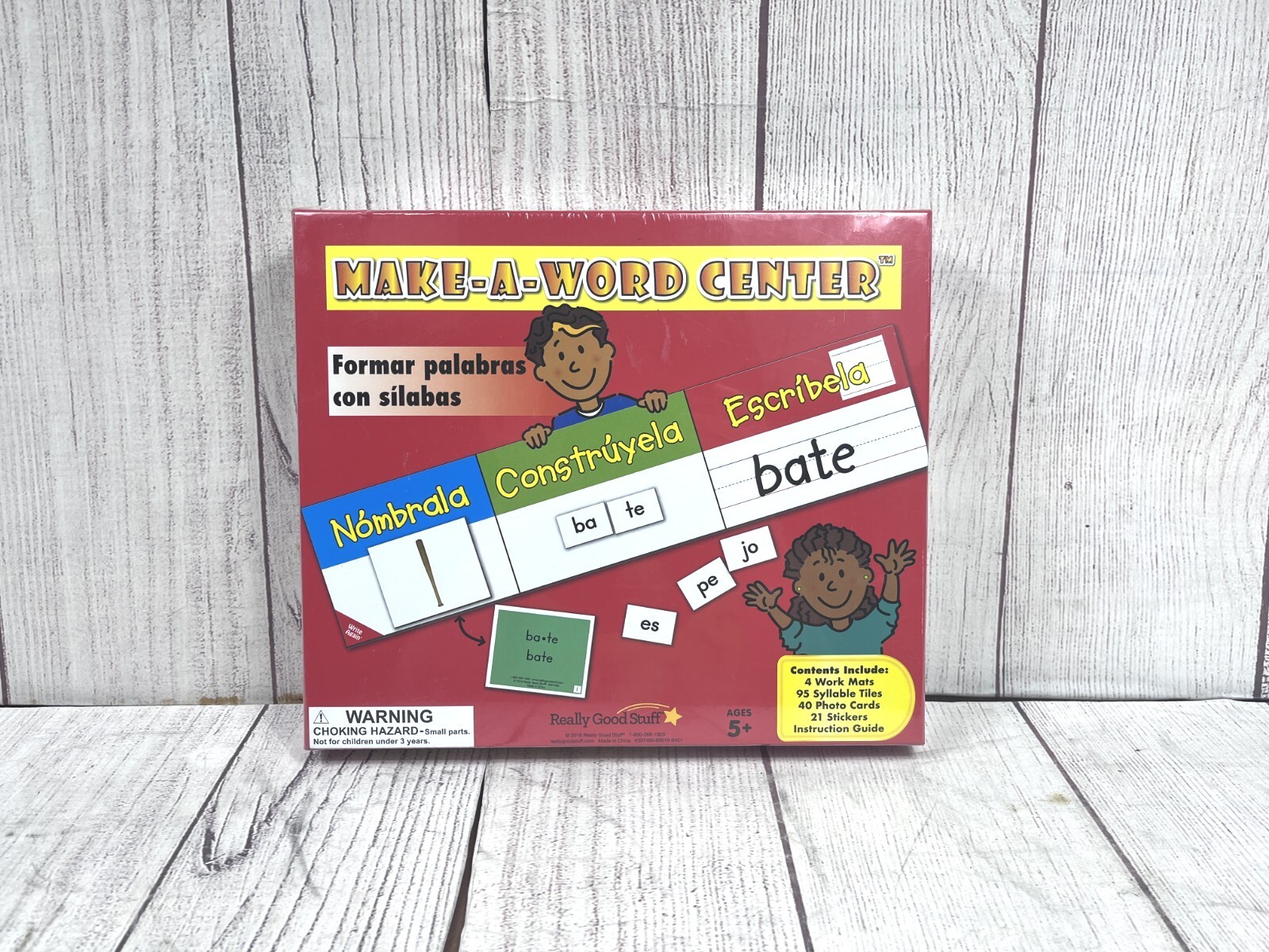 Really Good Stuff Formar Palabras Con Sílabas en Espanol (Make-A-Word Center NEW