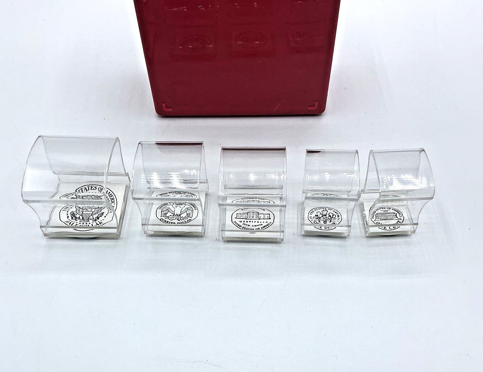 Learning Resources 5 Coins Tails Rubber Stamps Set Hone School Learning 6+ Boxed
