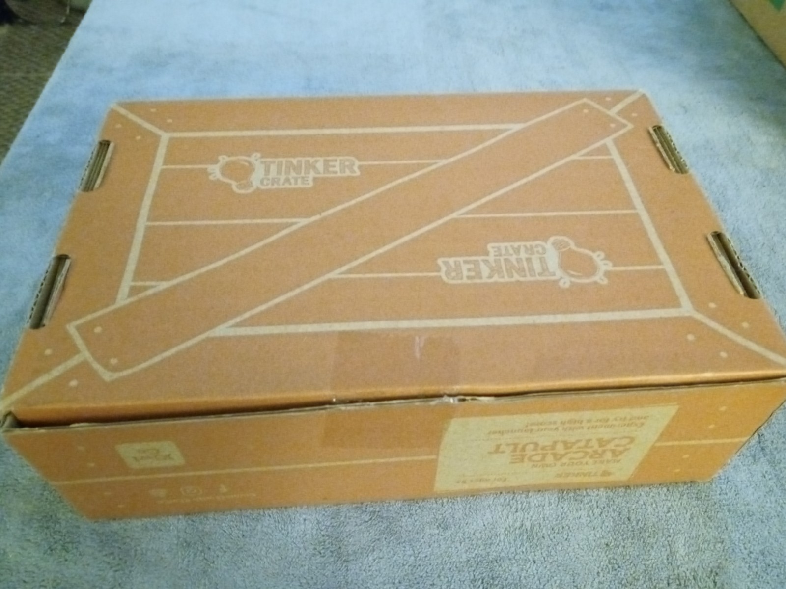 Kiwi Co Tinker Crate Make Your Own Arcade Catapult STEM Build Kit Age 9+ NOB