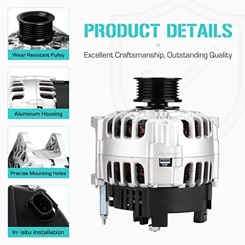New Alternator Fits for Volkswagen 2.0L 1.8L for Beetle 1998-2005, for Golf