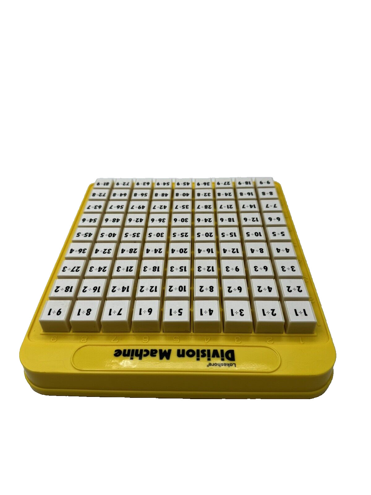 Lakeshore Division Machine Math Practice Early Learning Pop Up Button