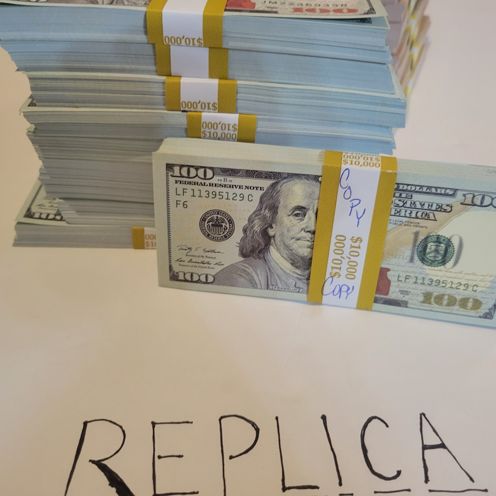 Best Replica NEW/CRISP $100 x 1000 ( 10 stacks) WHOLESALE Novelty Purposes Only