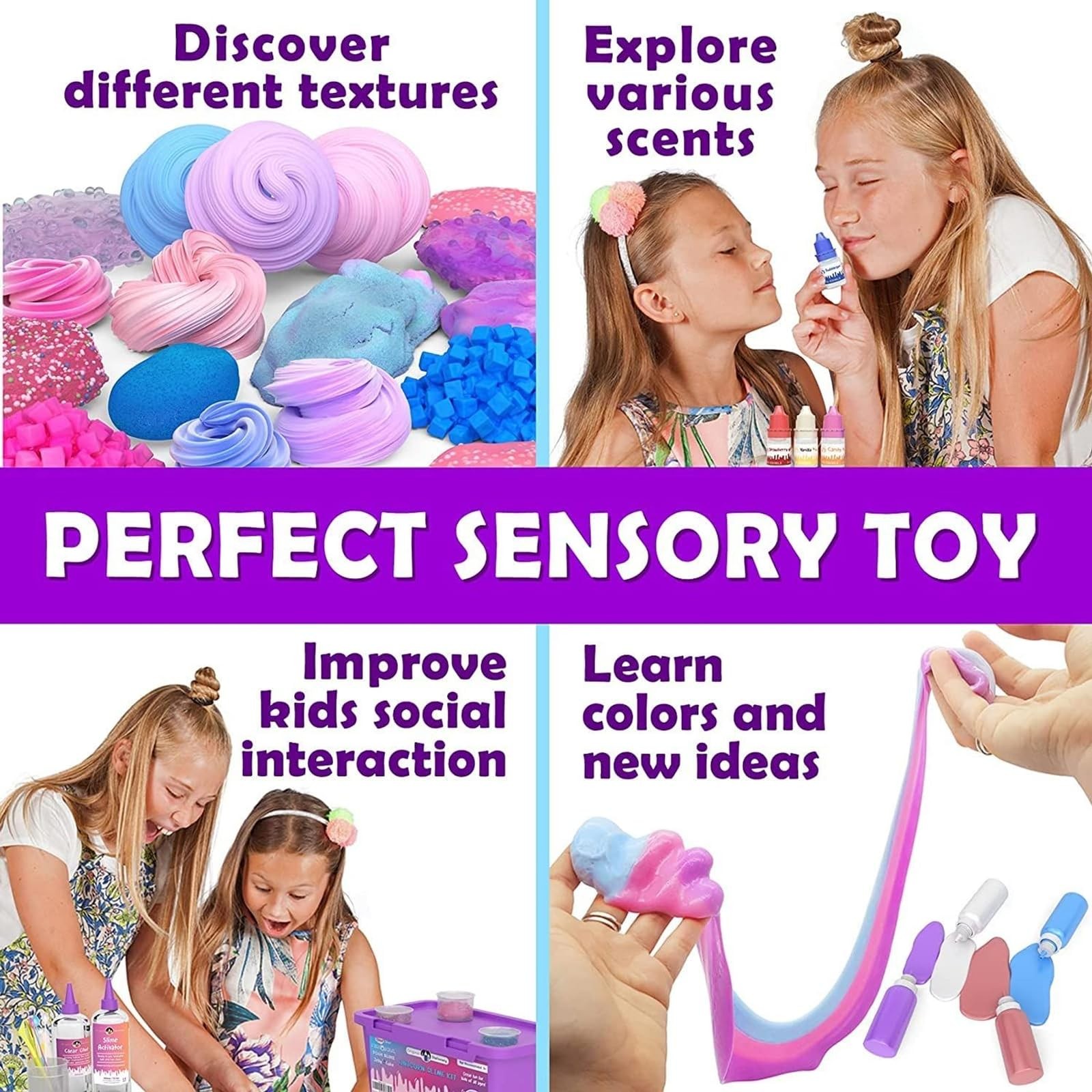 Original Stationery Slime Making Kit – Multicolor, Small, Multicolor