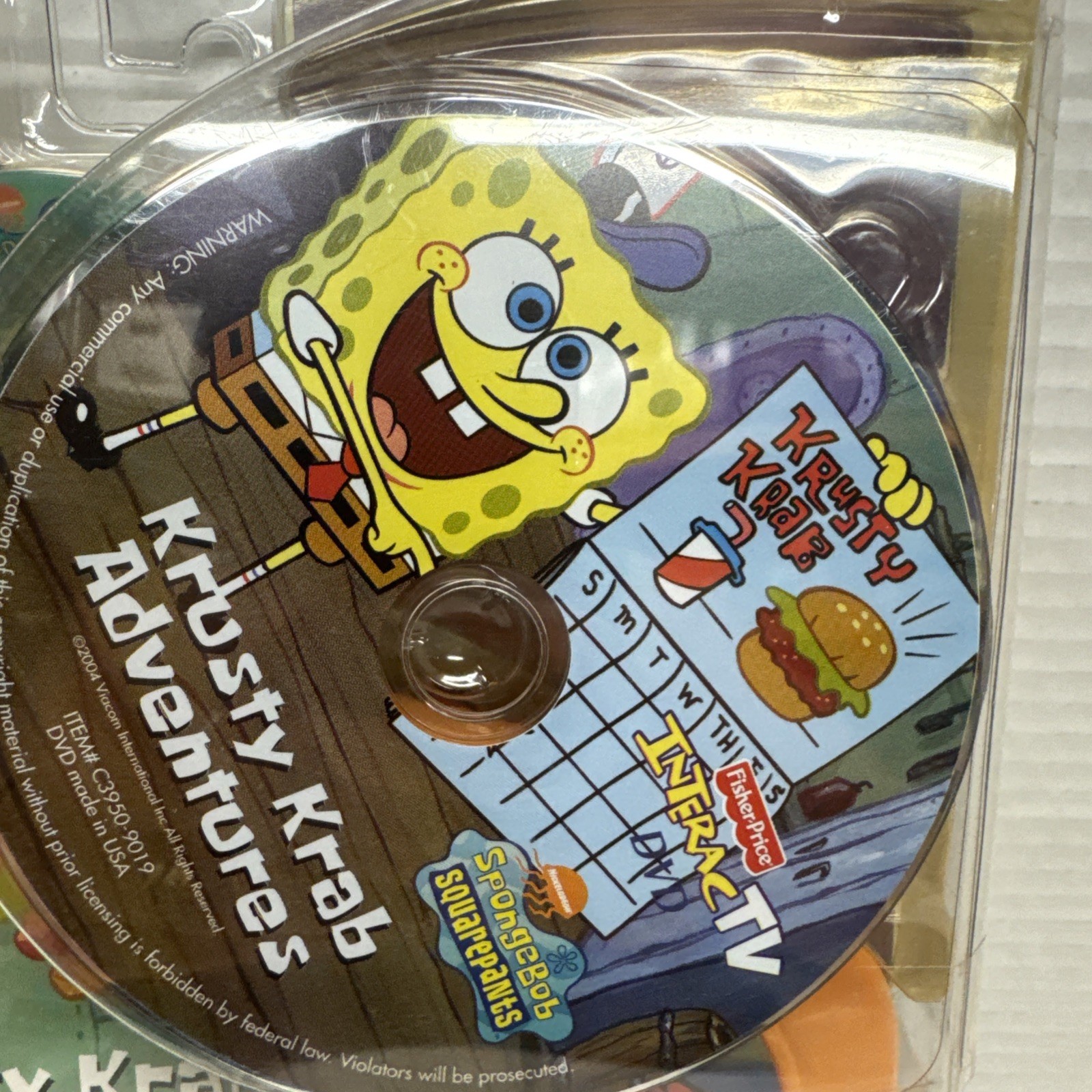 Fisher-Price InteracTV DVD – SpongeBob SquarePants Krusty Krab Adventures NEW