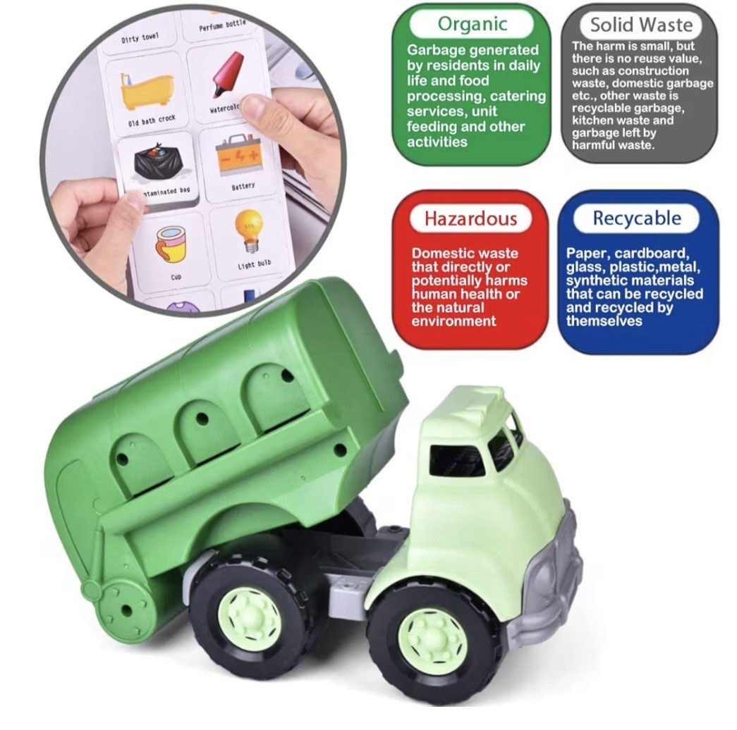 Wasteclassification Teaching Kit Garbage Truck Kids 3 Plus