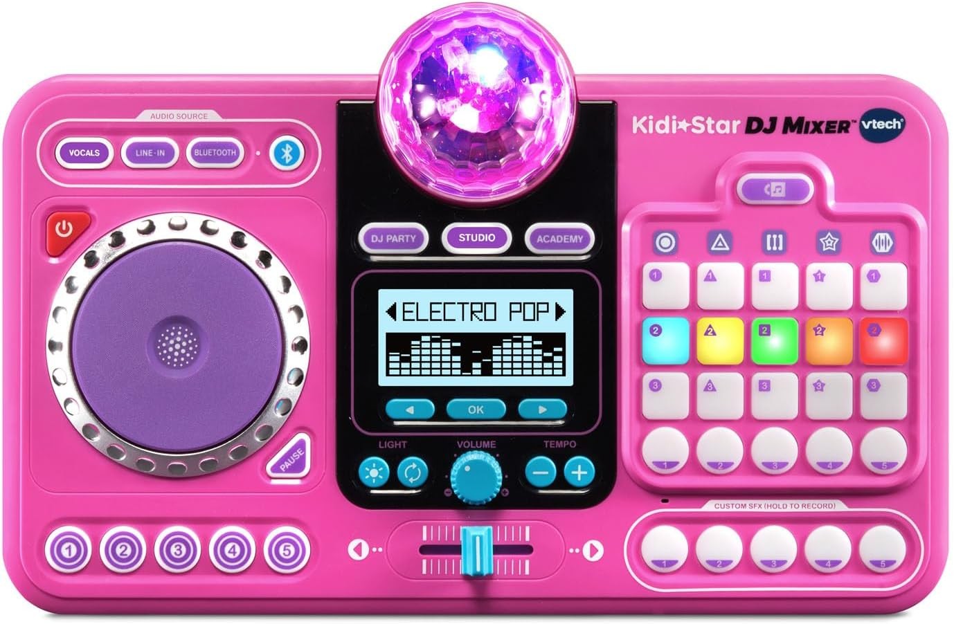 VTech Kidi Star DJ Mixer – Pink (English Version)
