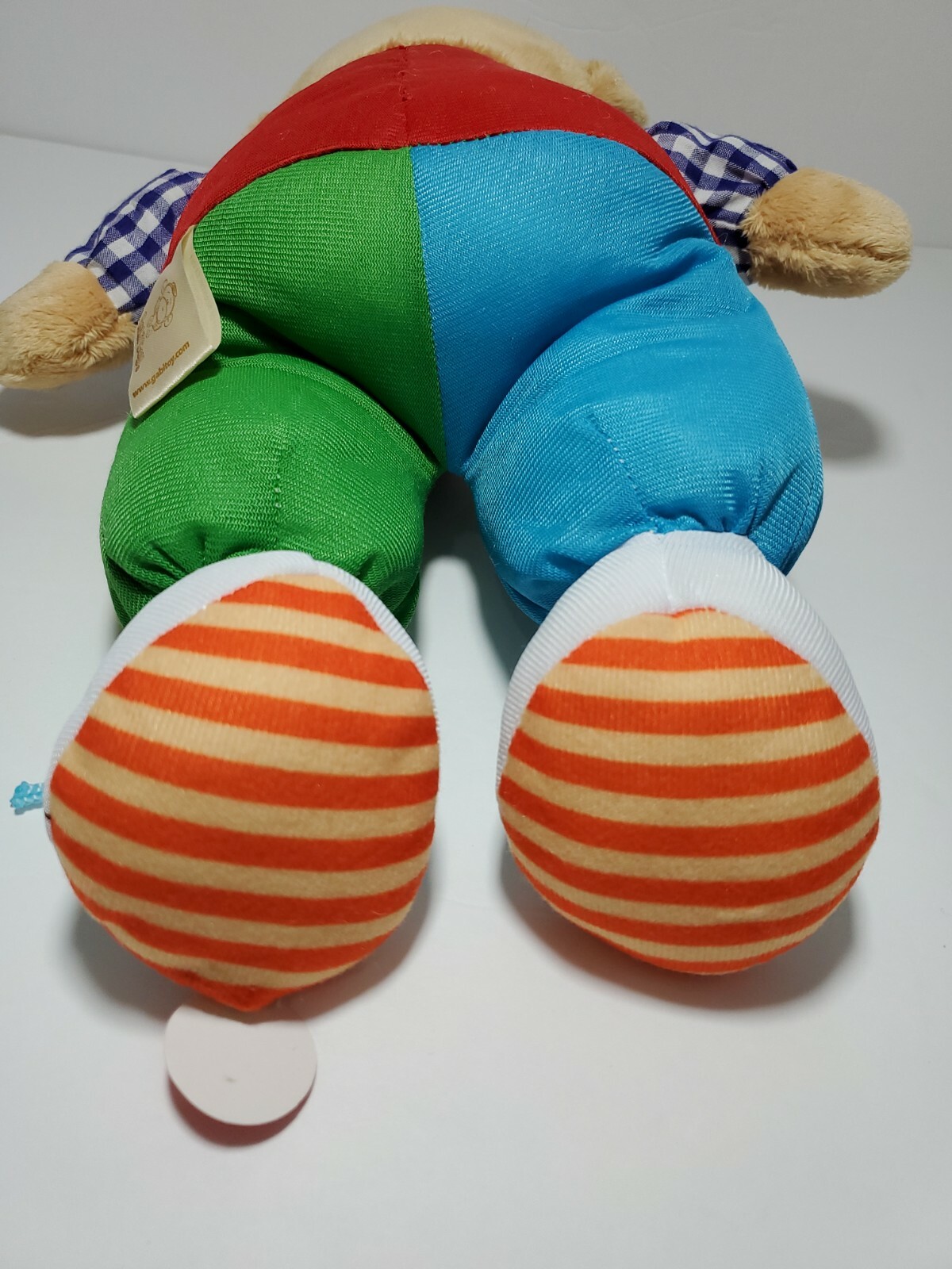 GabiToy Educational Musical Teddy Bear Plush 14” Learning Zipper Button Snap GUC