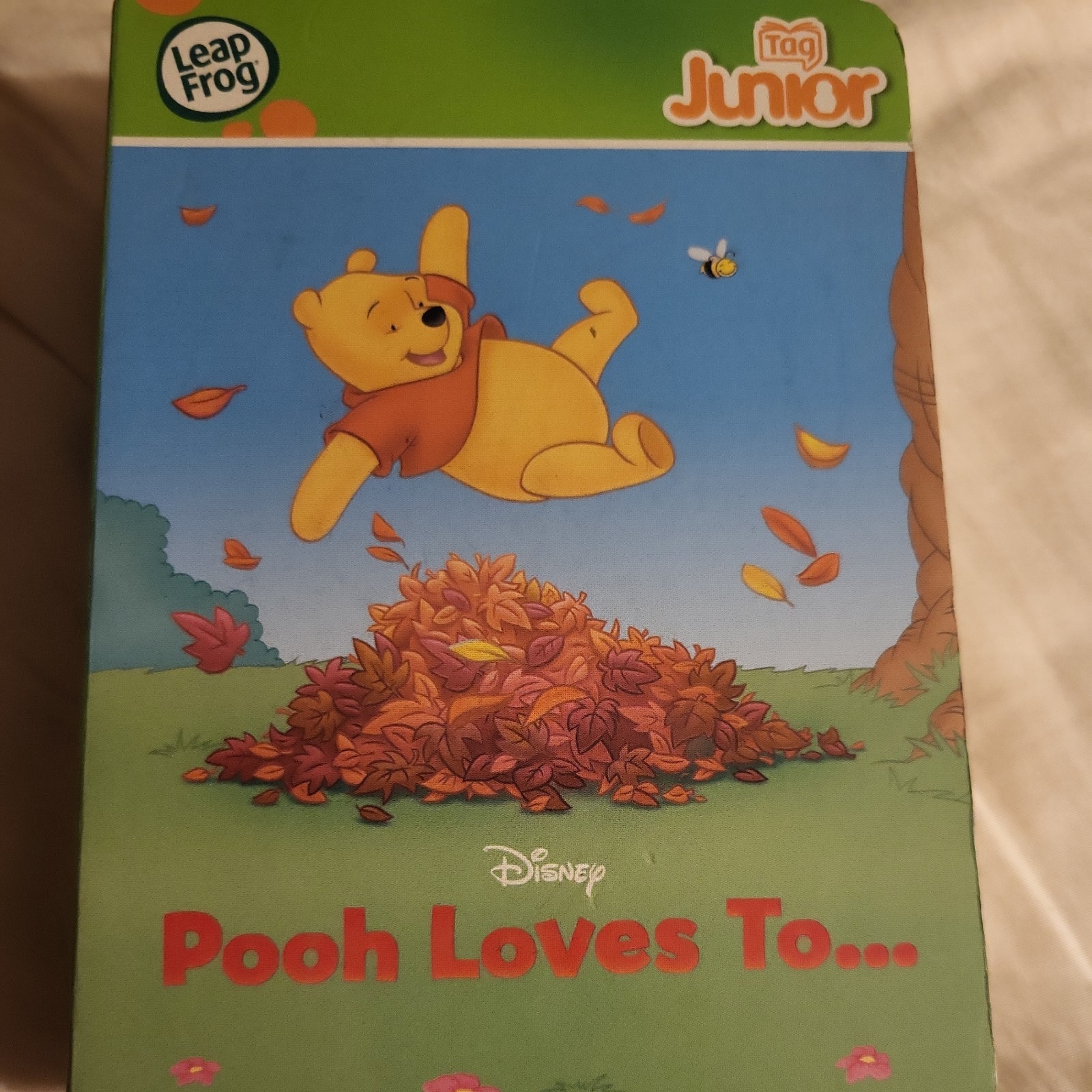 LeapFrog LeapReader TAG Junior Books Lot of 4 Letters/Face/Number/pooh loves to