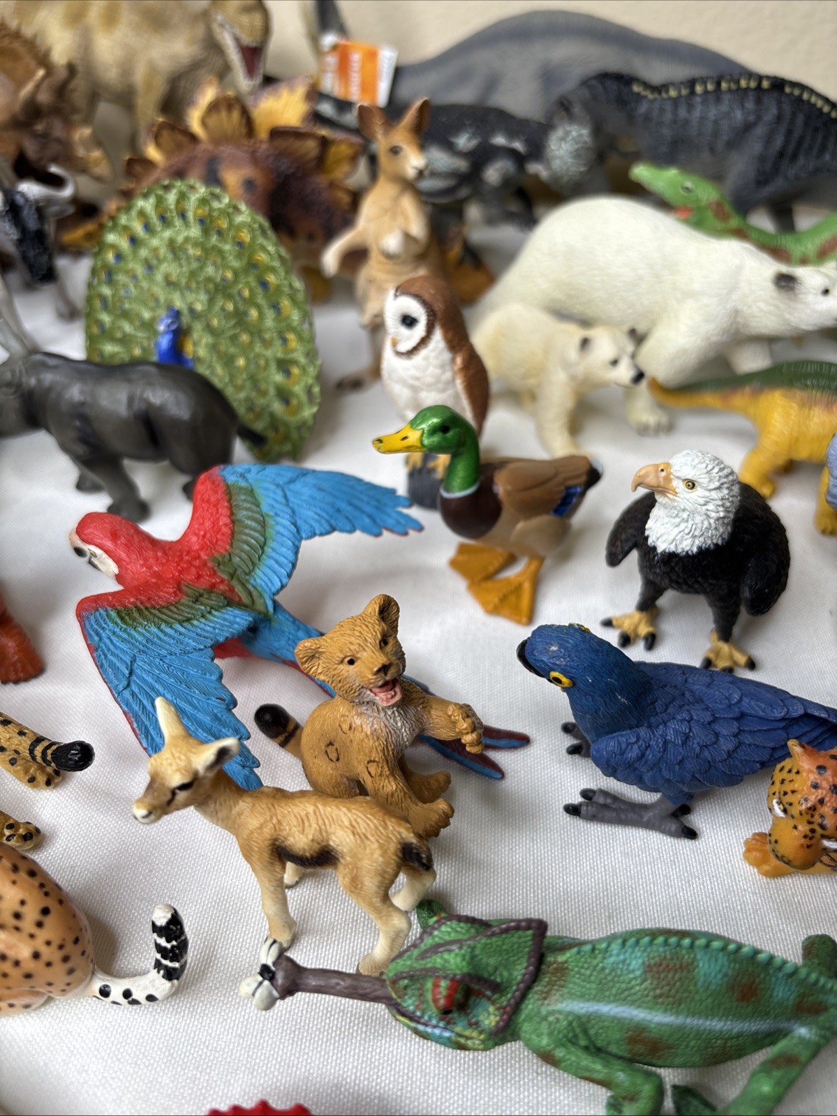 Lot of 88 Safari Ltd Schleich Dinosaur Forest Jungle Wildlife Collectible Models