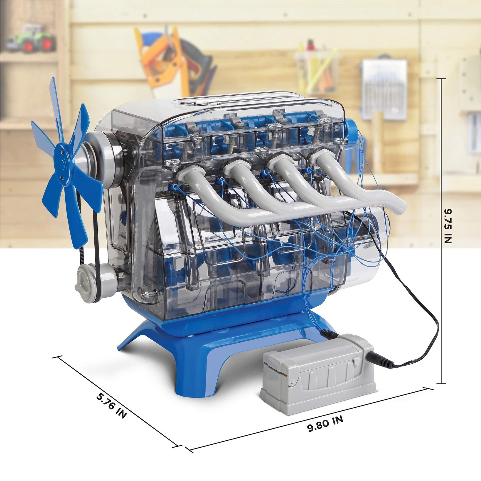 NEW Discovery MINDBLOWN Model Engine Building Kit for kids – perfect STEM gift!
