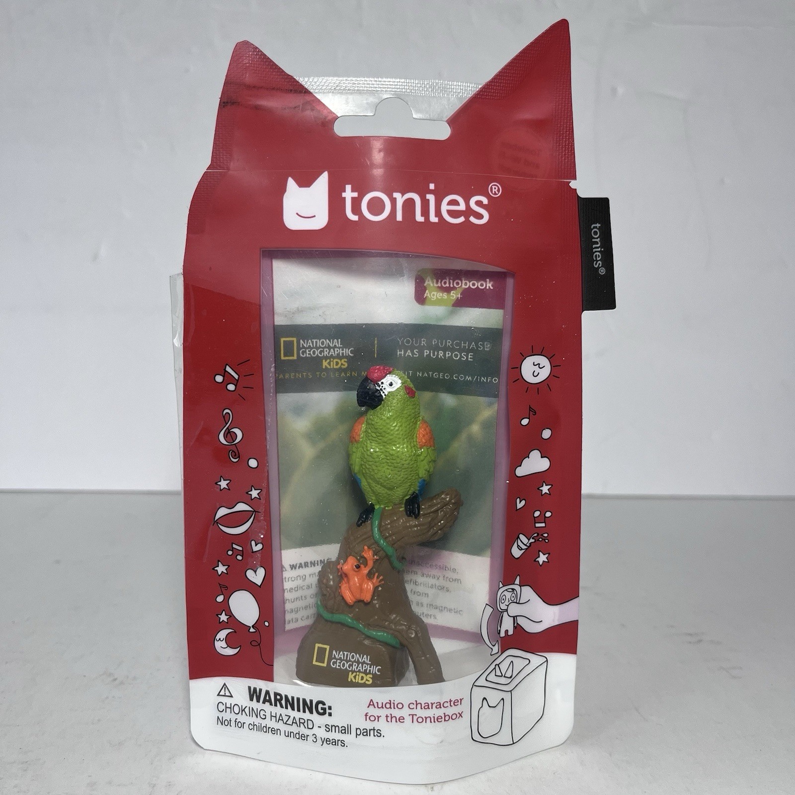 Tonies National Geographic Kids Amazon Rainforest Audio Toy Figurine, 70 min