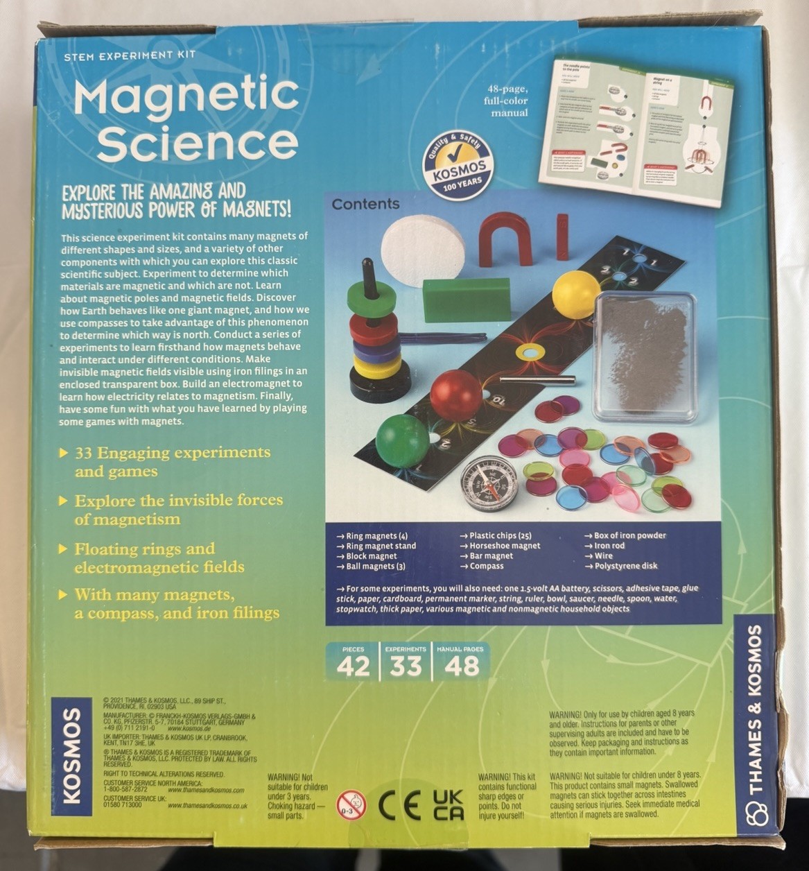 NEW Thames & Kosmos Magnetic Science Educational Kit Educational NEW In Box