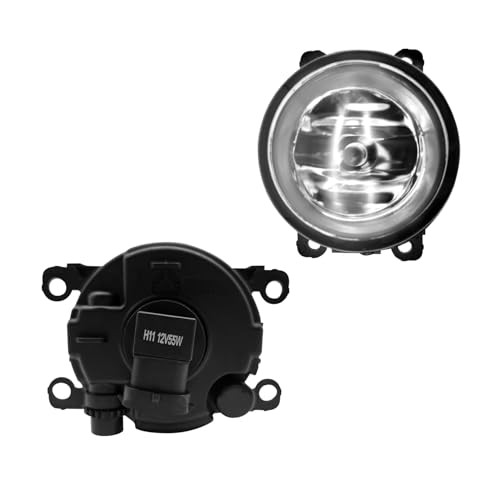 Fog Lights Compatible With 2012 2013 2014 Ford Focus Chrome bezel