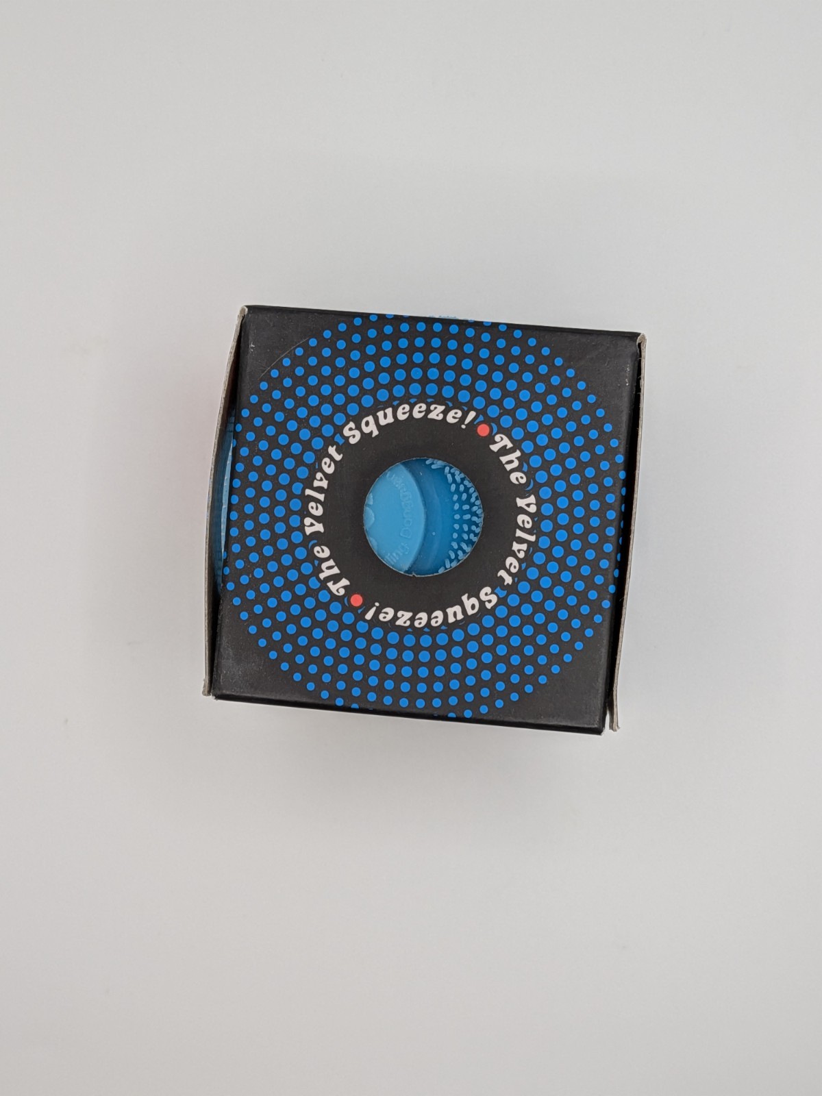 Nee Doh Needoh FUZZ BALL The Velvet Squeeze Fuzzball NEW Blue