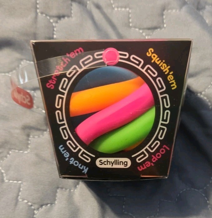 Nee Doh Noodlies Sensory Fidget Toy, 5 Colors, Authentic Schylling HTF Ages 3+