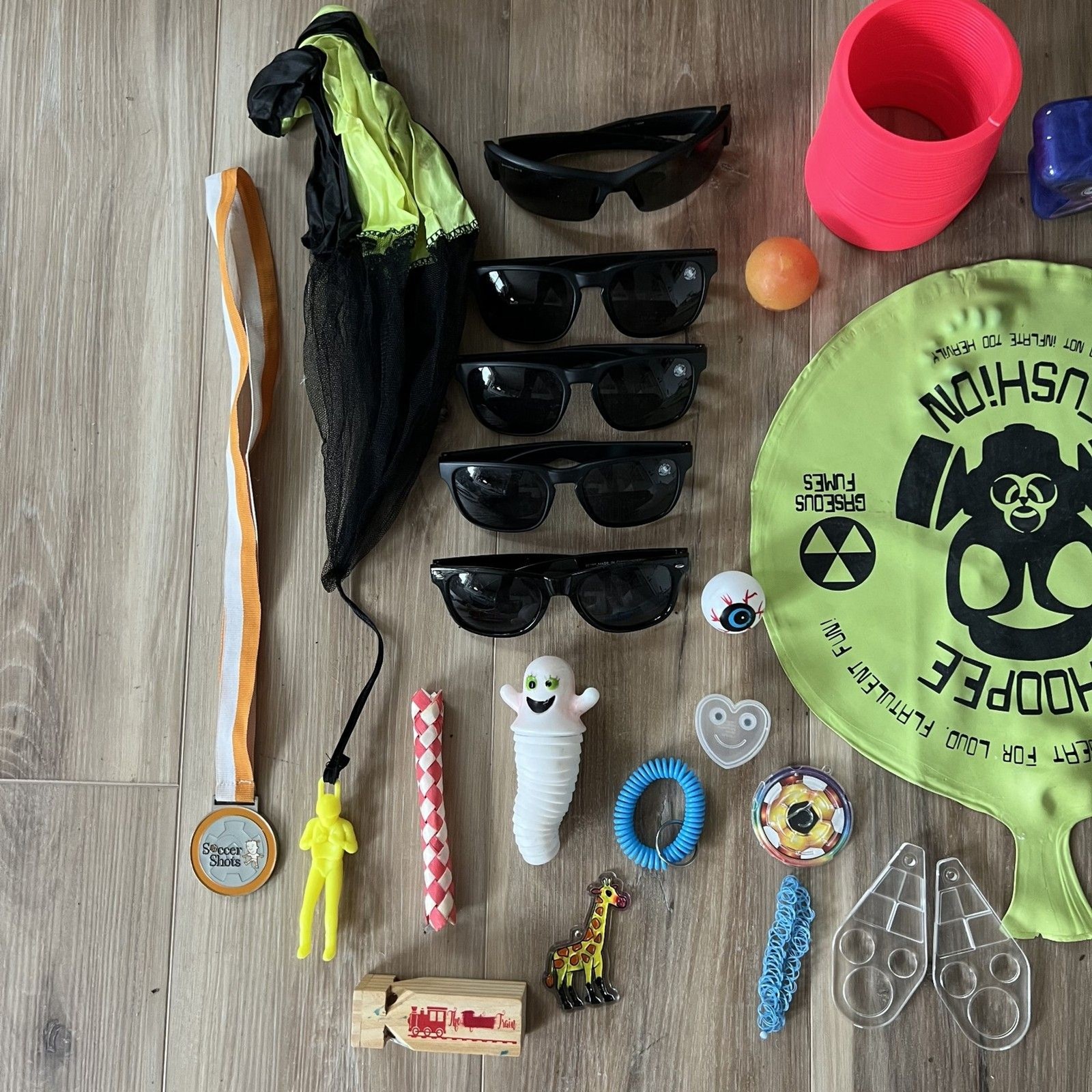 57 Pc LG Halloween Fidget Bundle Lot Spinners Fidgets Toys Balls Whoopie Cushion