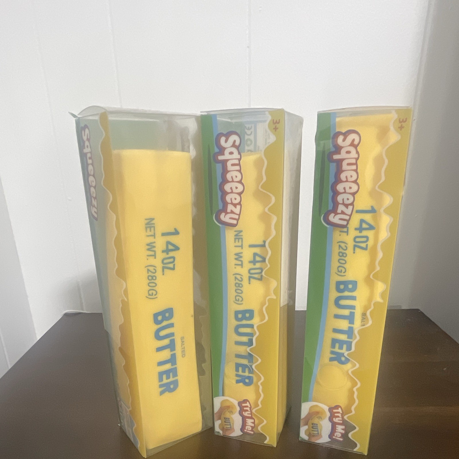 Squeezy Butter Sensory Tactile Squeeze Toy 14 oz Yellow , Middle East Versions