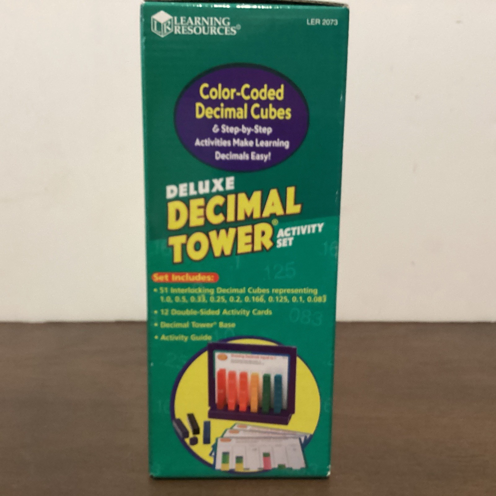 Learning Resources Deluxe Decimal Tower Activity Set NEW! Ages 9+ Home Schooling