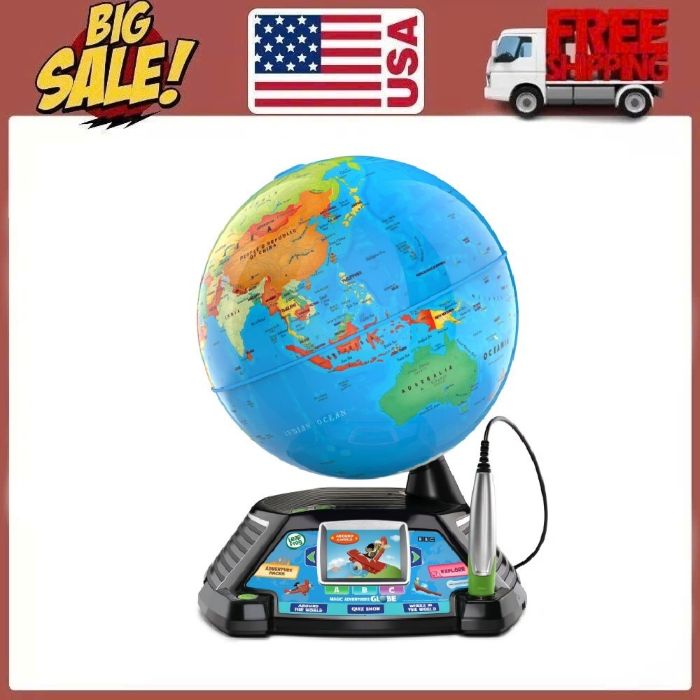 LeapFrog Magic Adventures Globe with Accessories, Baby and Toddler Toys
