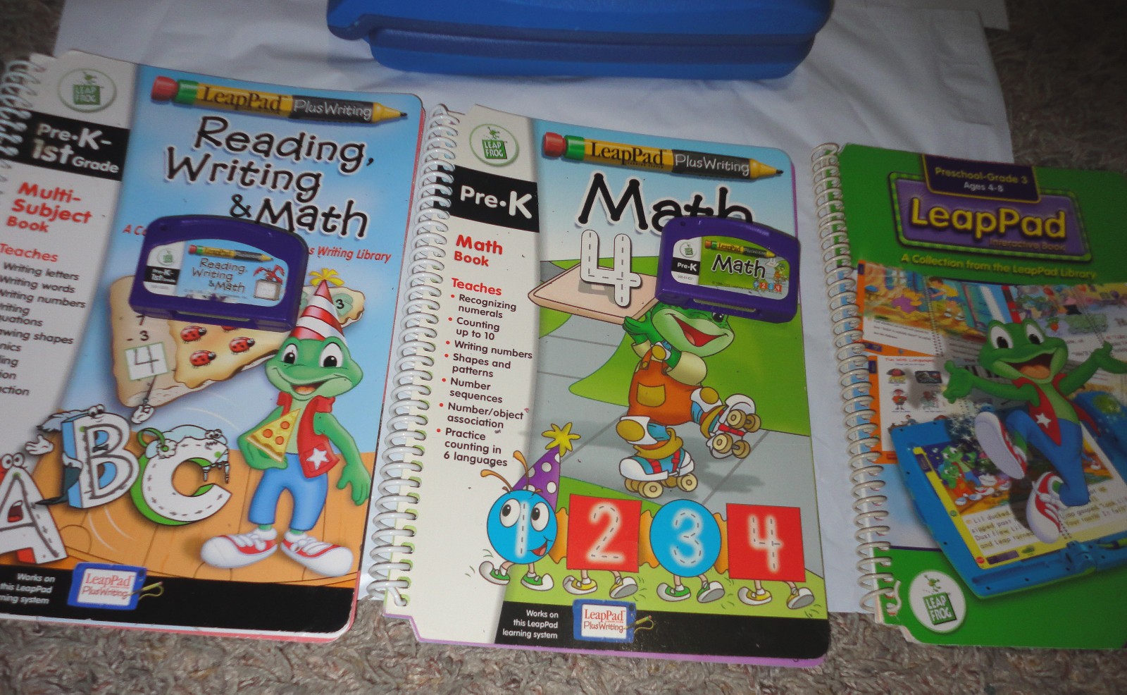 Leapfrog LEAPPAD Plus WRITING Learning SYSTEM + 3 BOOKS