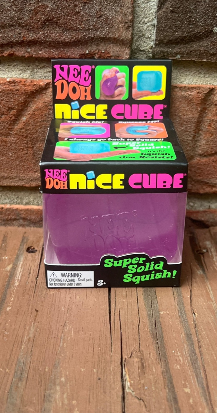 BRAND NEW-Needoh Purple Nice Cube-FACTORY SEALED