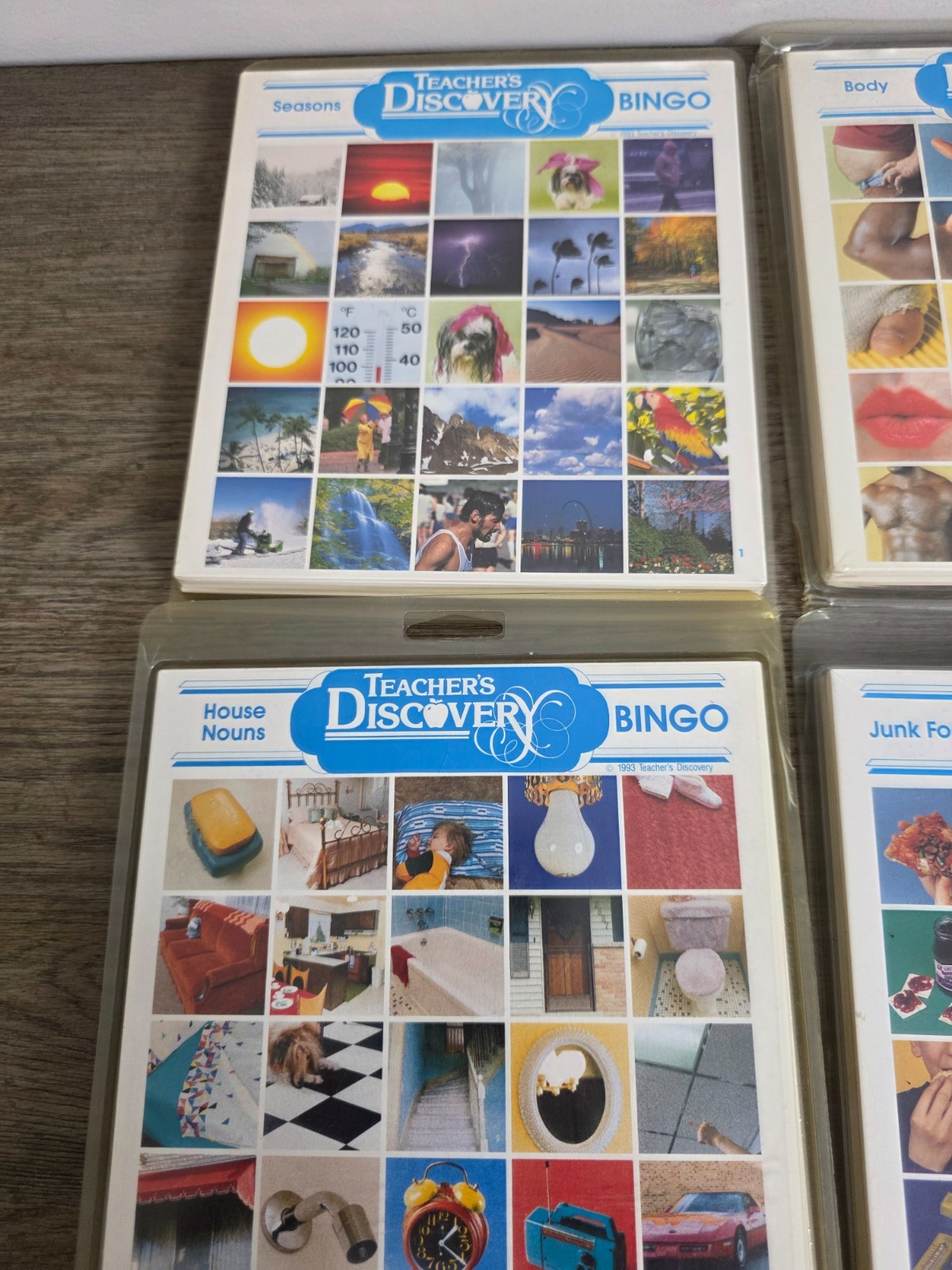 Lot of Eight (8) Teacher’s Discovery Bingo Card Sets Classroom Homeschool READ