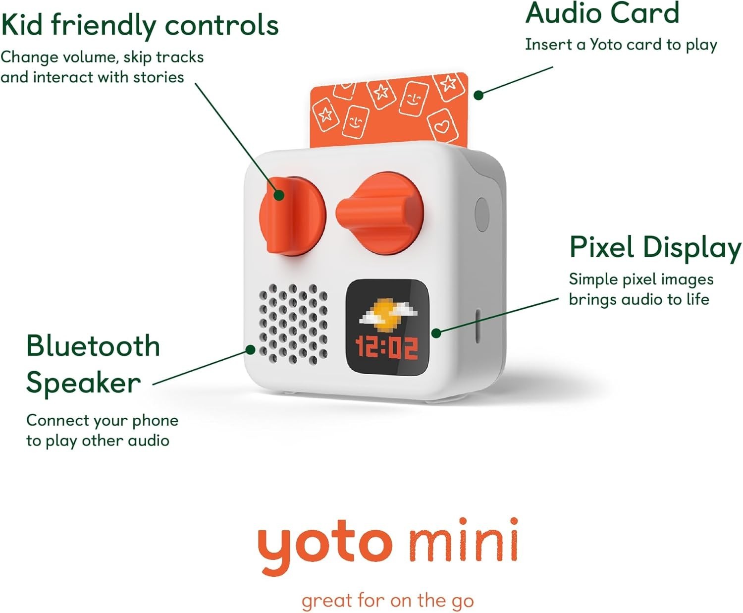 Mini 2024 Edition + Starter Pack for Little Kids Bundle – Screen-Free Bluetoo…