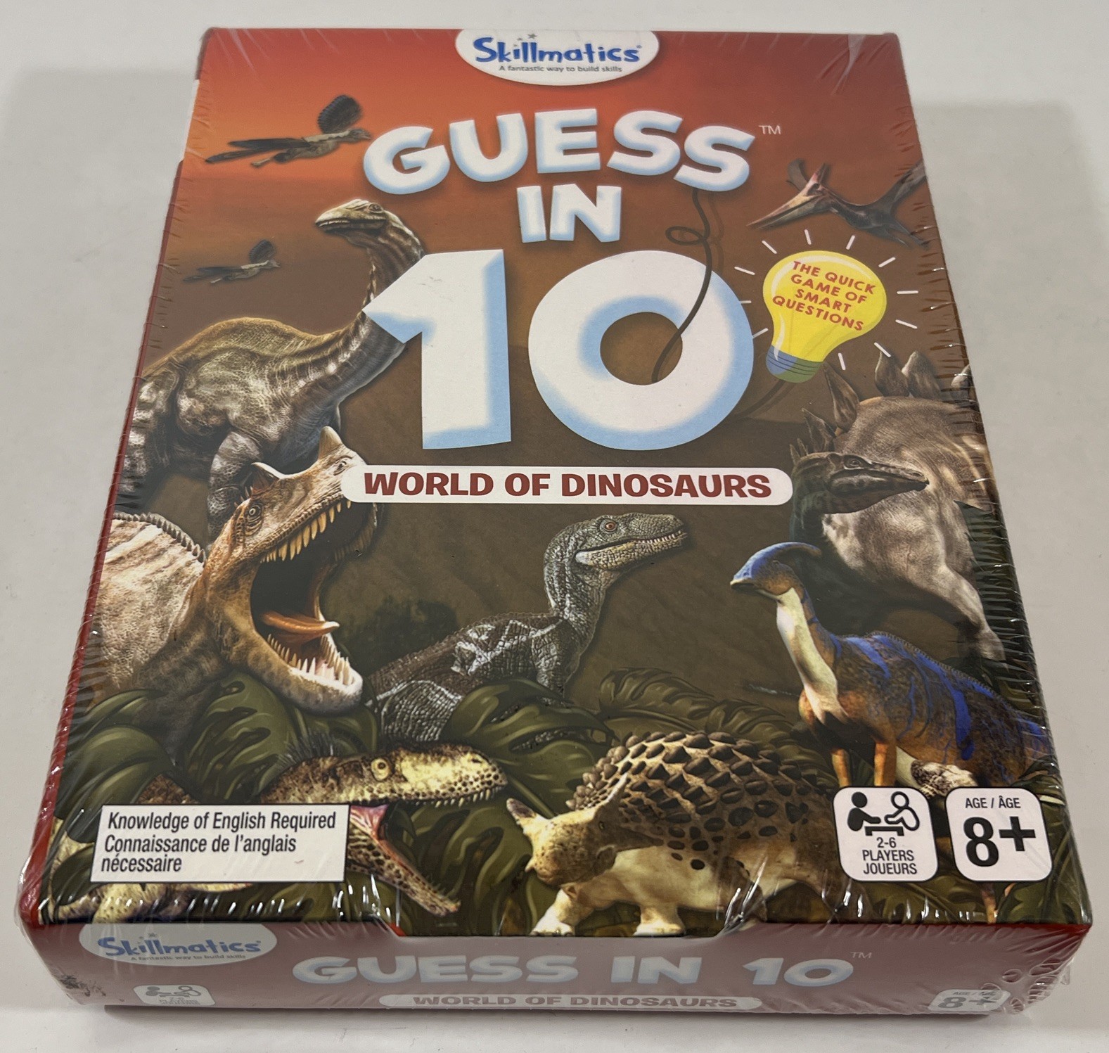 Skillmatics Guess In 10 World Of Dinosaurs Game – Brand New