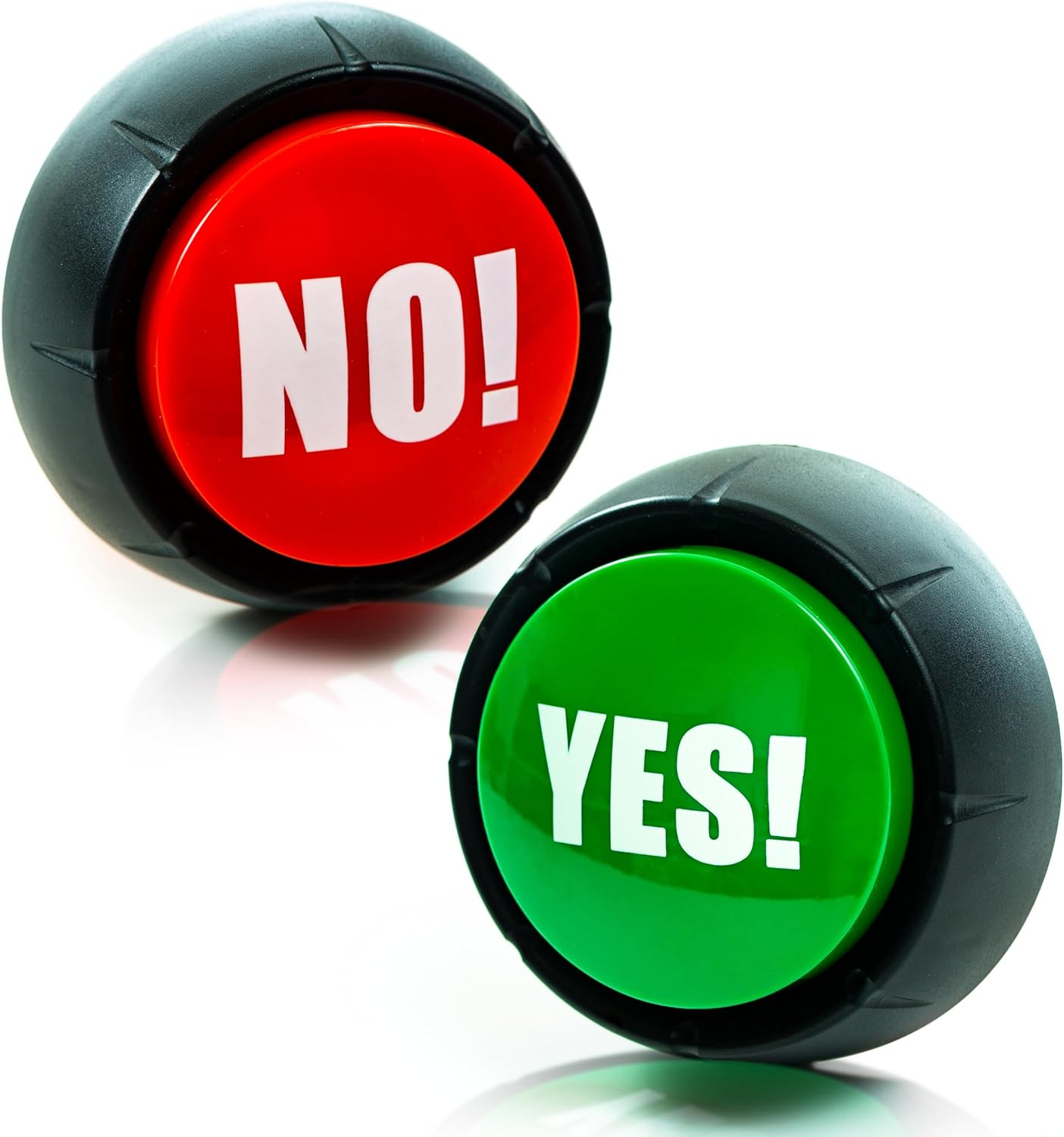Yes Button and No Button with Sound, Answer Buzzers Set of 2 Buzzers for Game Sh