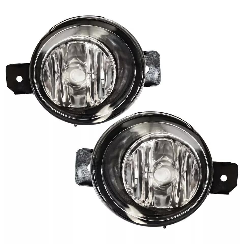 Clear Lens Fog Light Kit & LED Daytime Running Light Kit Fit for 2013-2015 Nissa