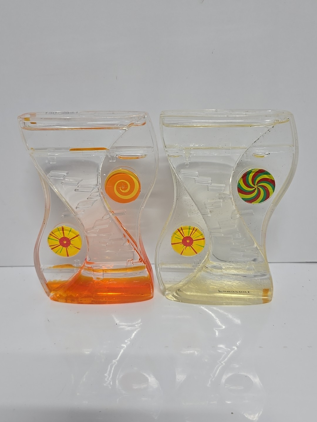 Big Time Toys 2 Liquid Motion Bubbler Timer Sensory Colorful Fidget Adults Beach