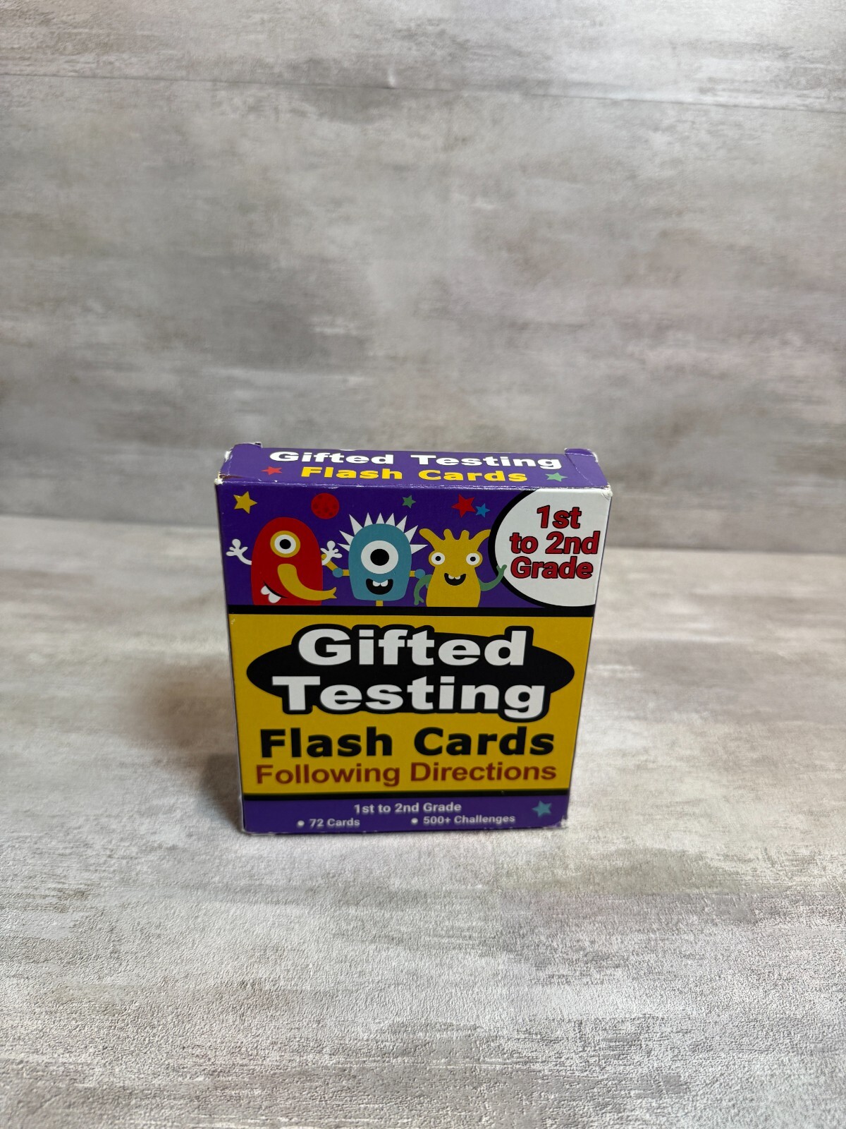 Gifted Testing Flash Cards 1st to 2nd Grade Following Directions