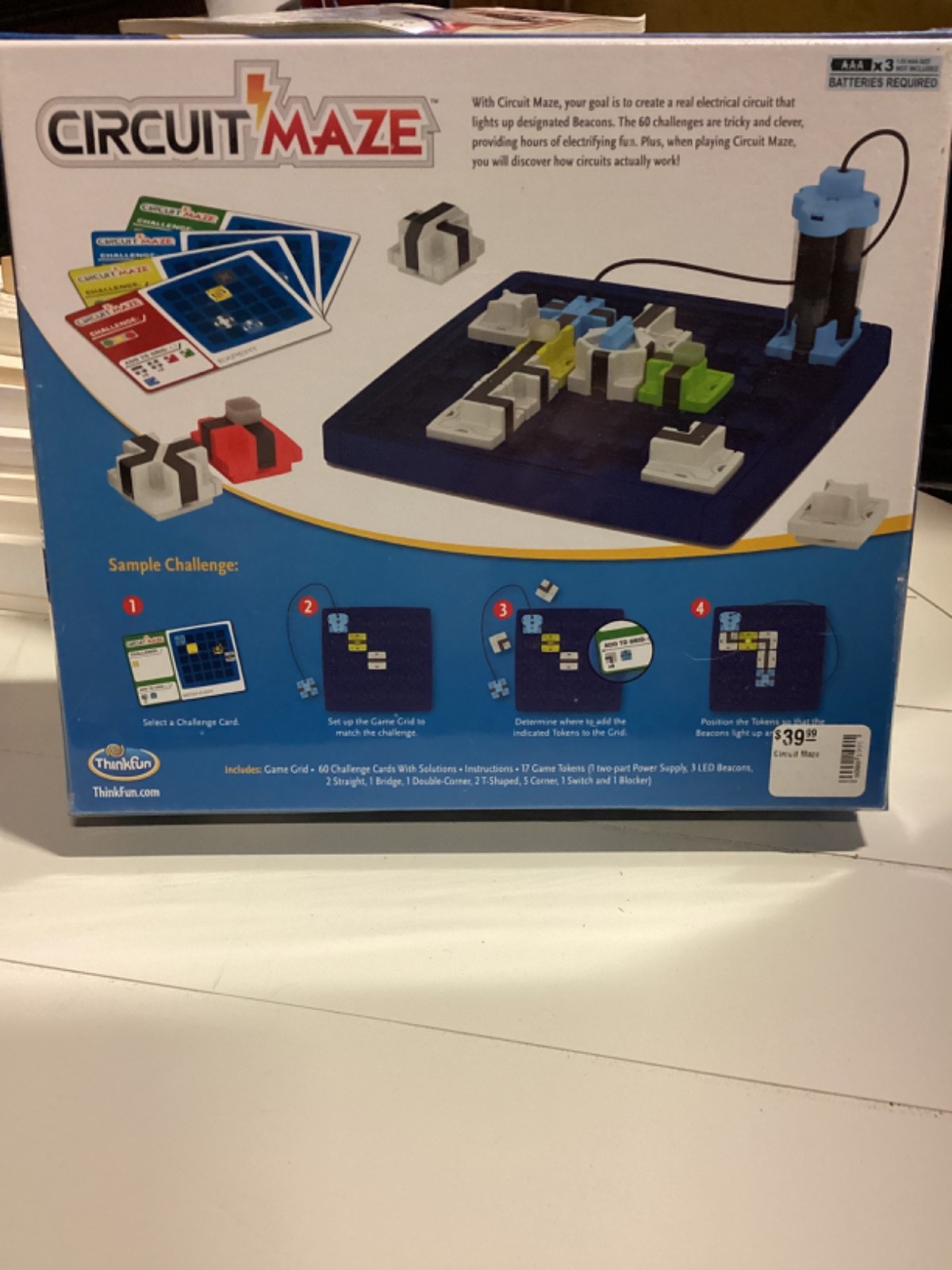 Circuit Maze Game – Brain-Boosting STEM Toy | Teaches Circuitry New and Sealed
