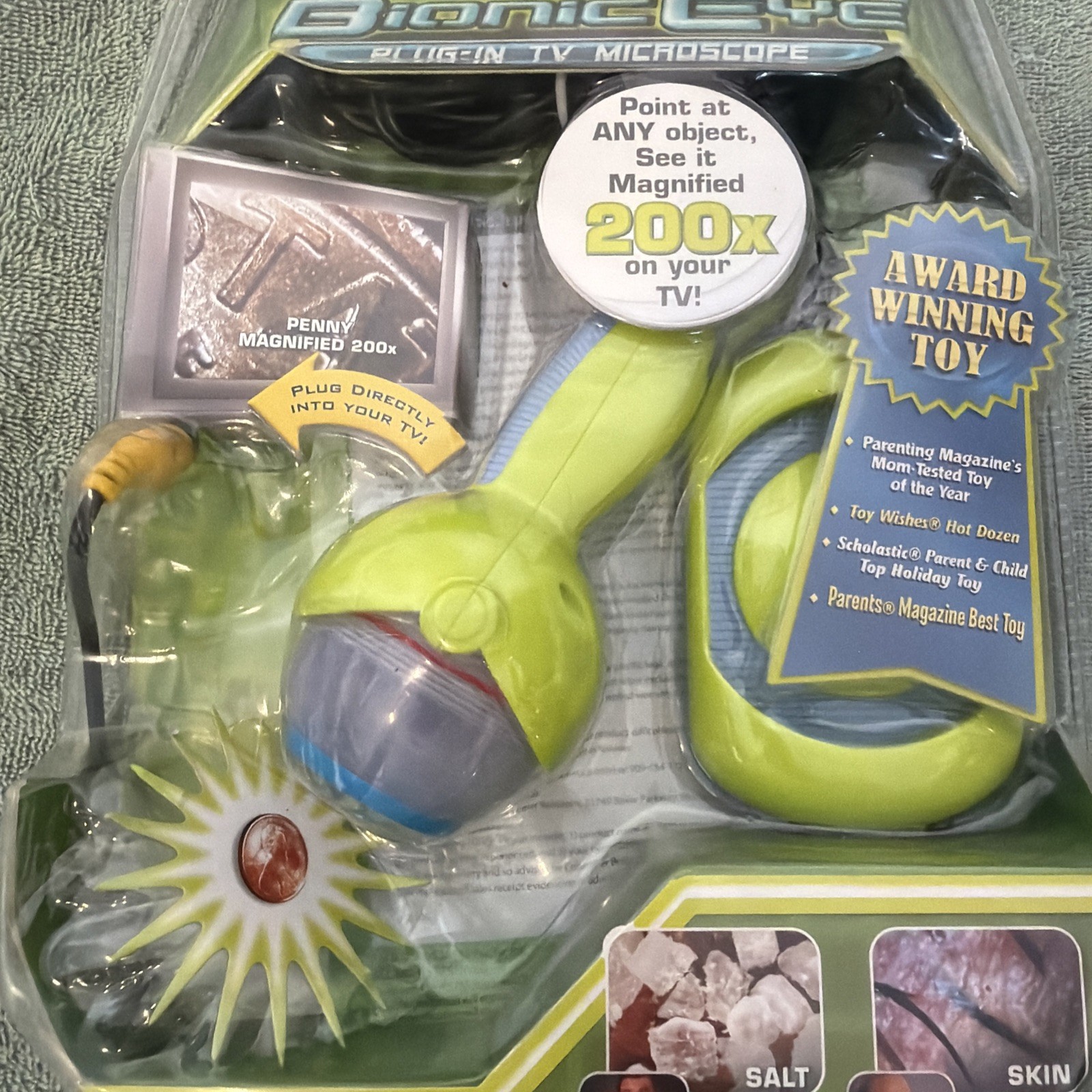 Eye Clops Bionic Eye Plug-In TV Microscope Toy JAKKS Pacific NEW