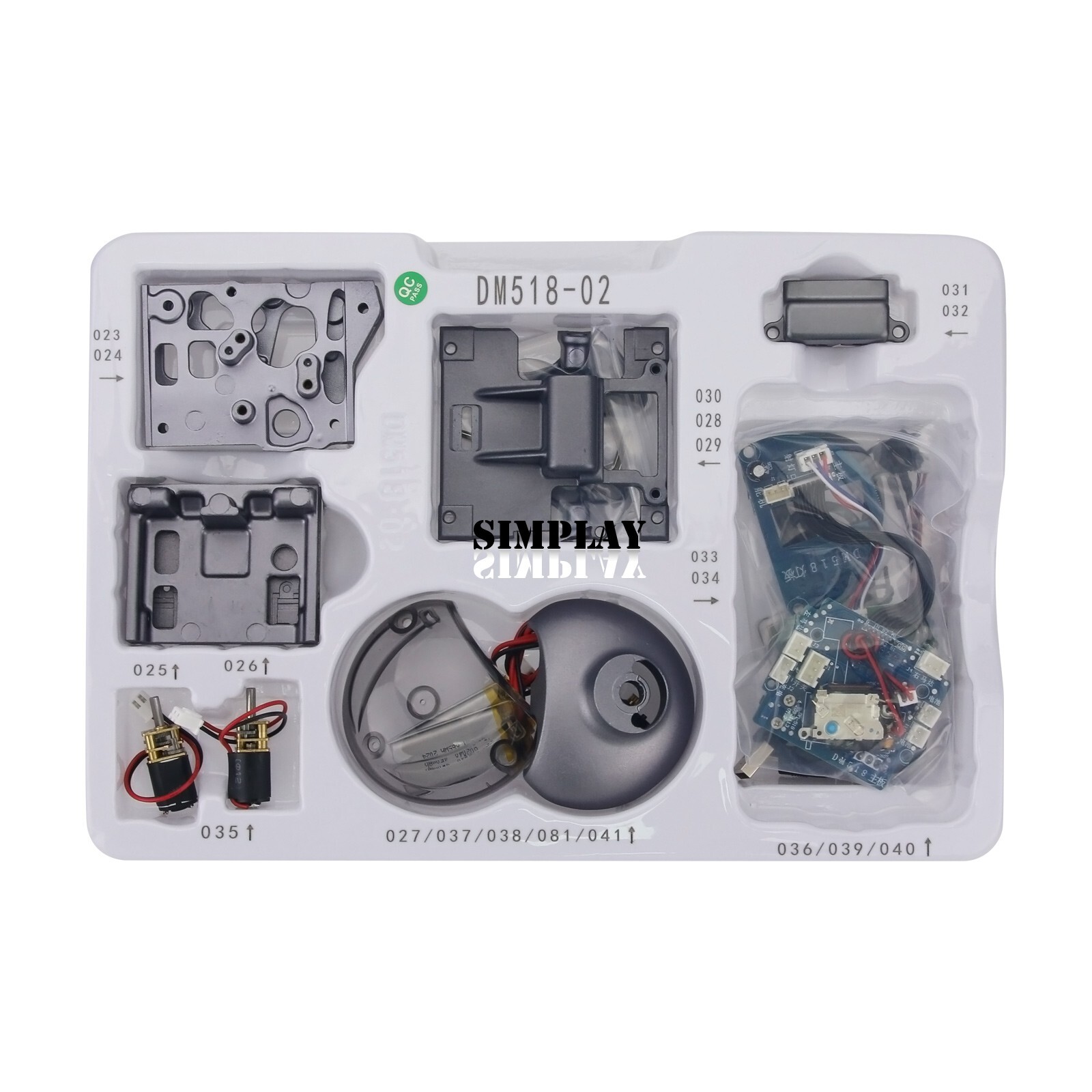 DM519 Pioneer Robot Kit Metal Unassembled Supports Phone APP Remote Control