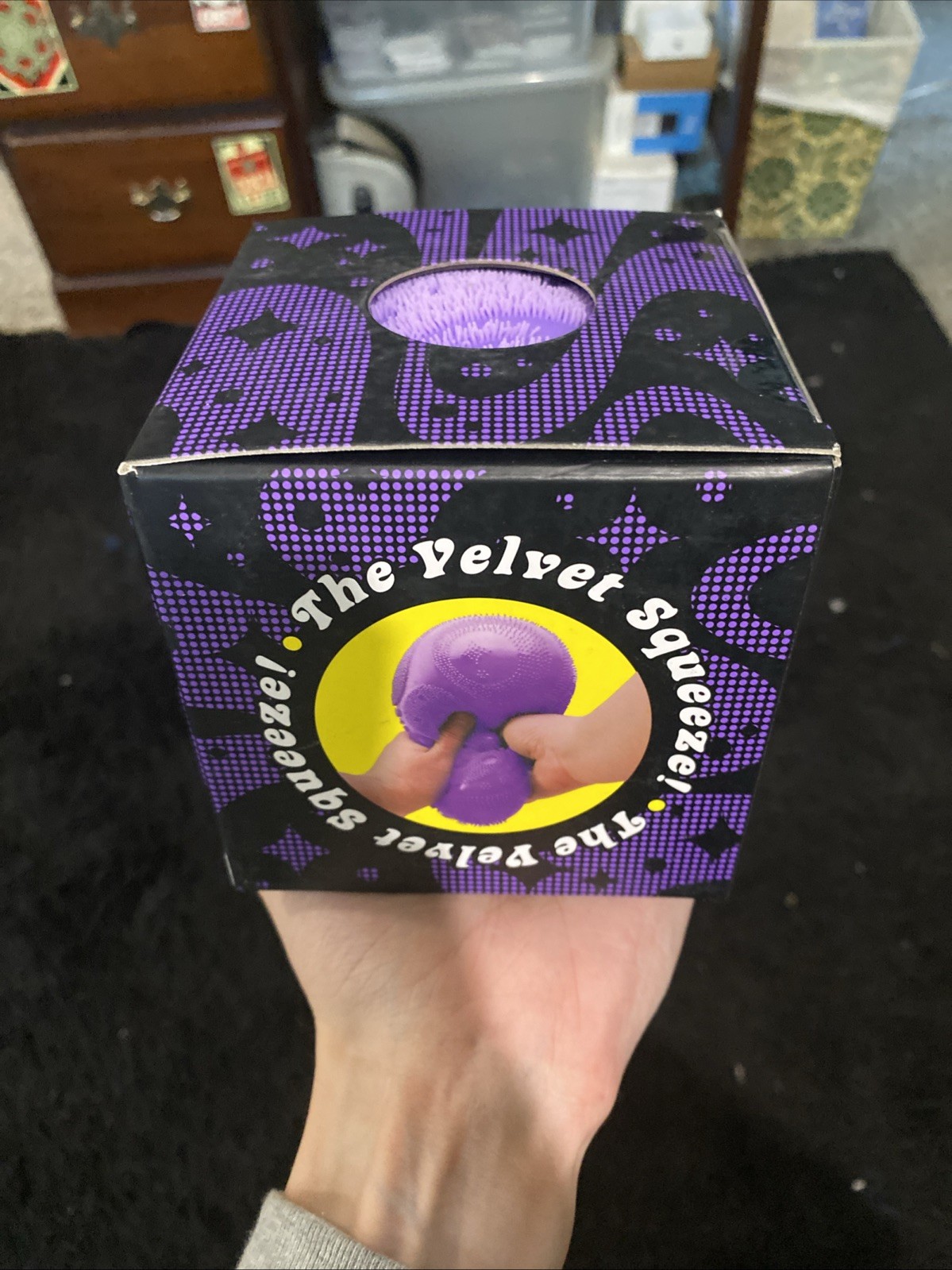 Schylling NeeDoh Super Fuzz Ball Giant Nee Doh XL Pink Purple Green Lot Of 3