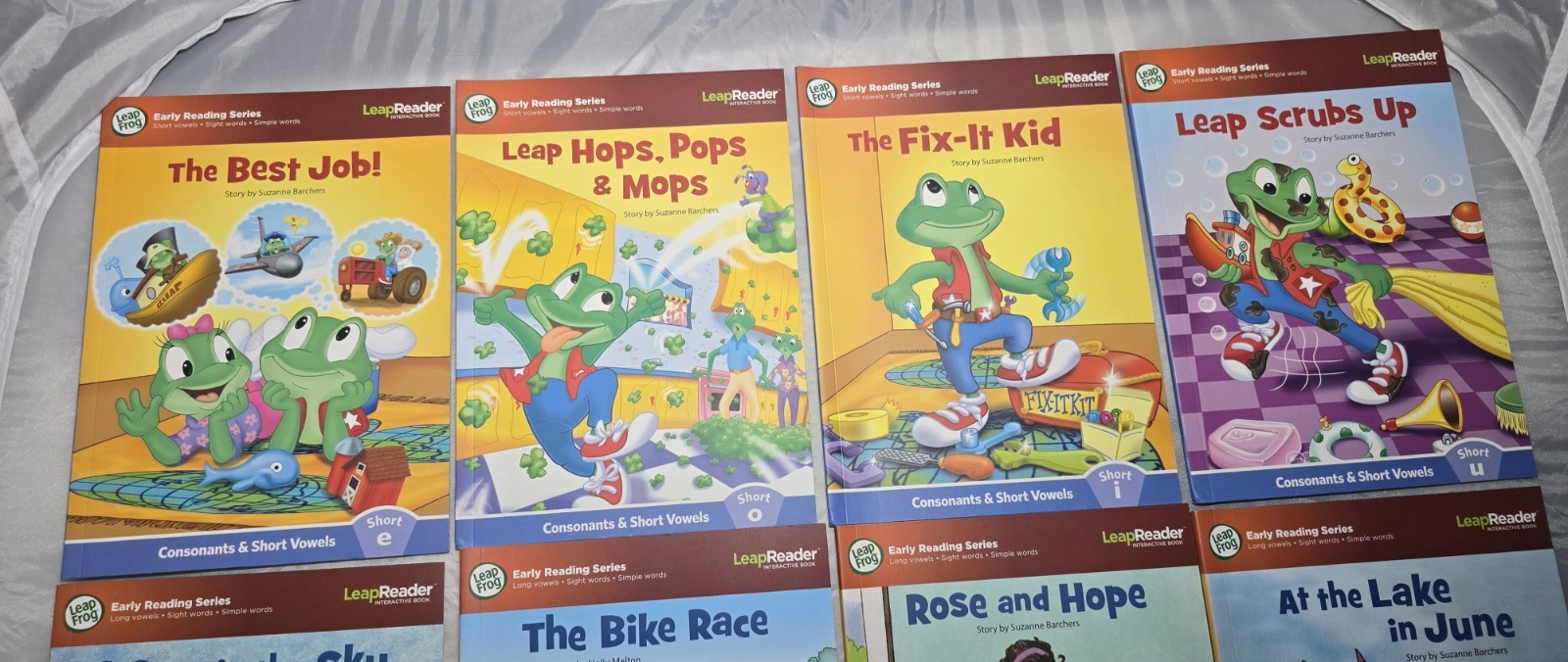 Leap Frog LeapReader Lot of 10 Books Early Reading Series Excellent Condition