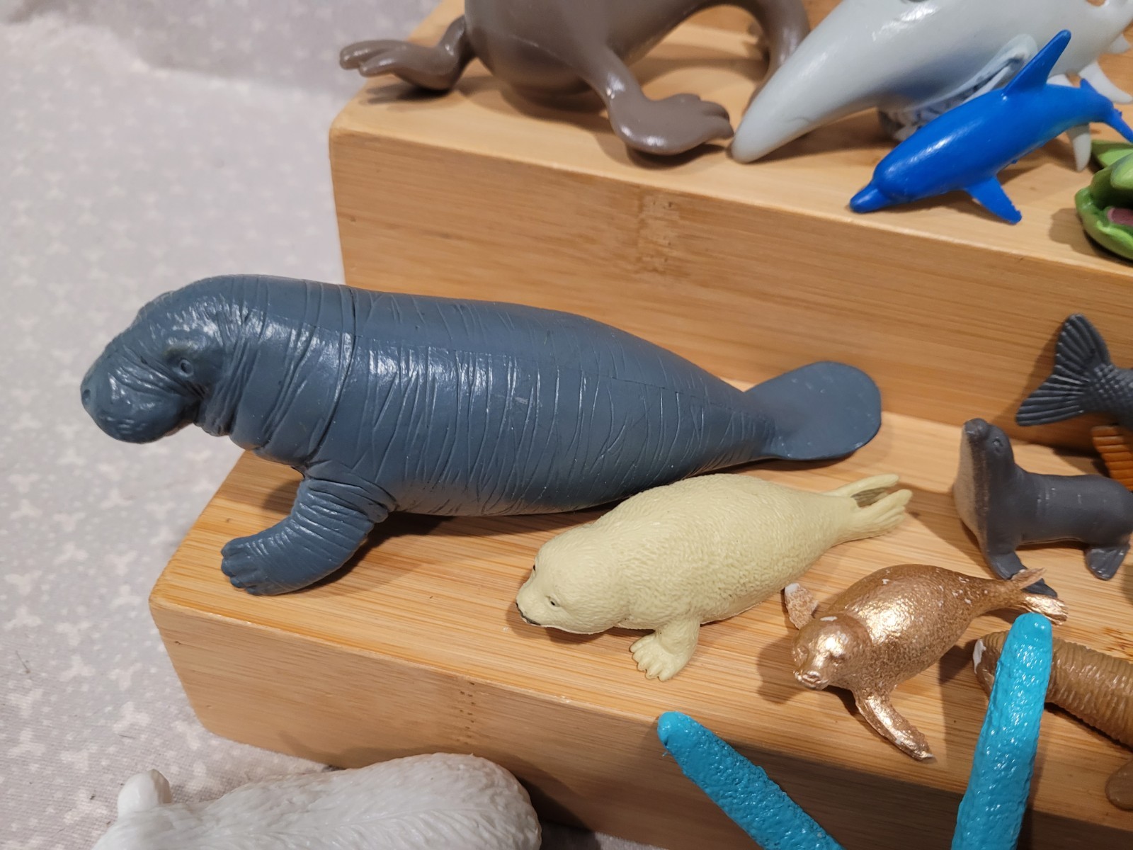 Dolphin Seal Fish Octopus Penguin Shark Marine Ocean Animal Figure Lot 50+ Pcs