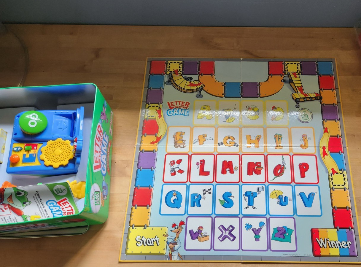 Leapfrog Letter Factory Game 2 in 1 Phonics Colors Counting 3+ Years Works